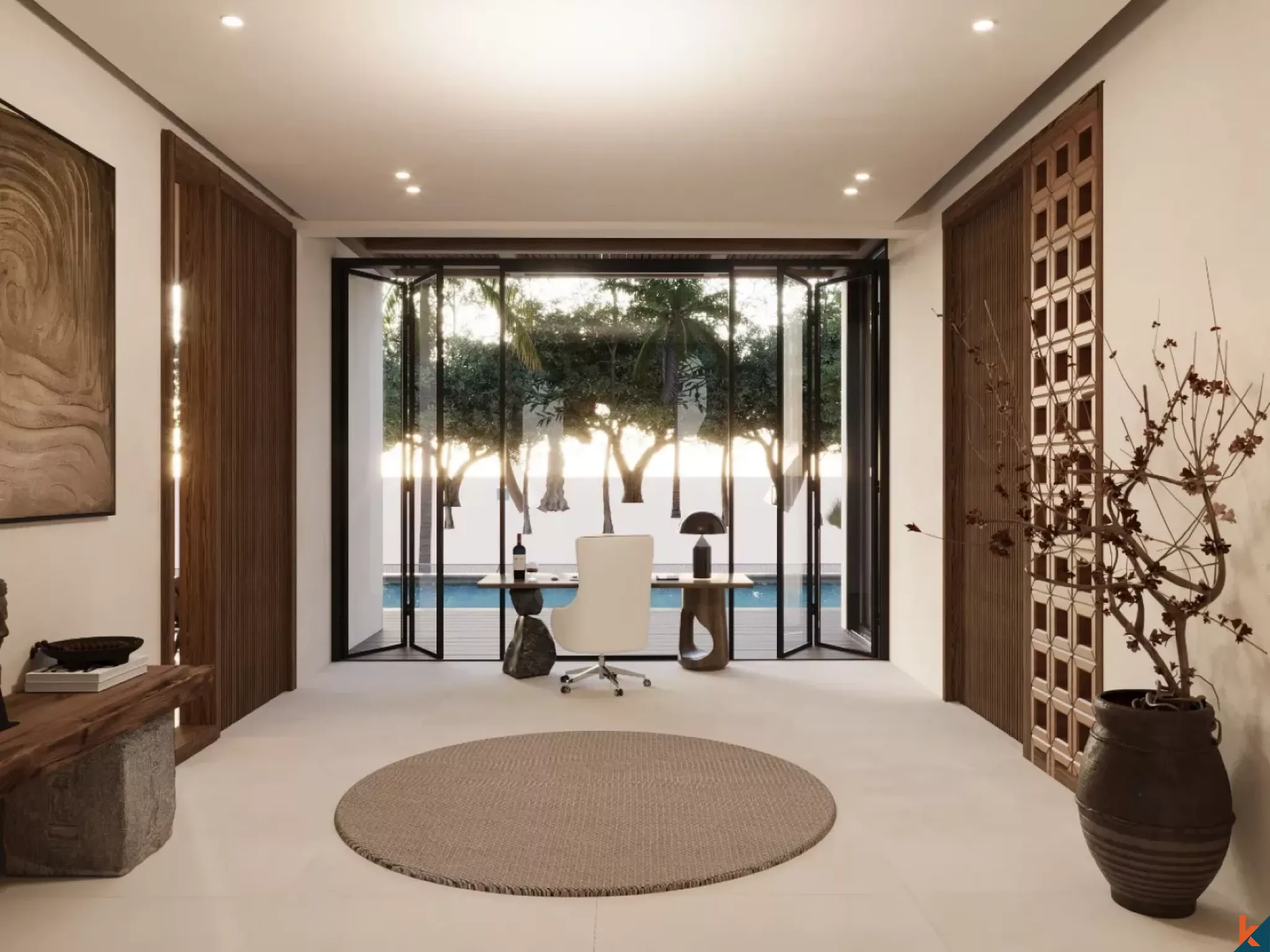 Villa tranquille à vendre avec une chambre à coucher, située dans un cadre verdoyant à Ubud