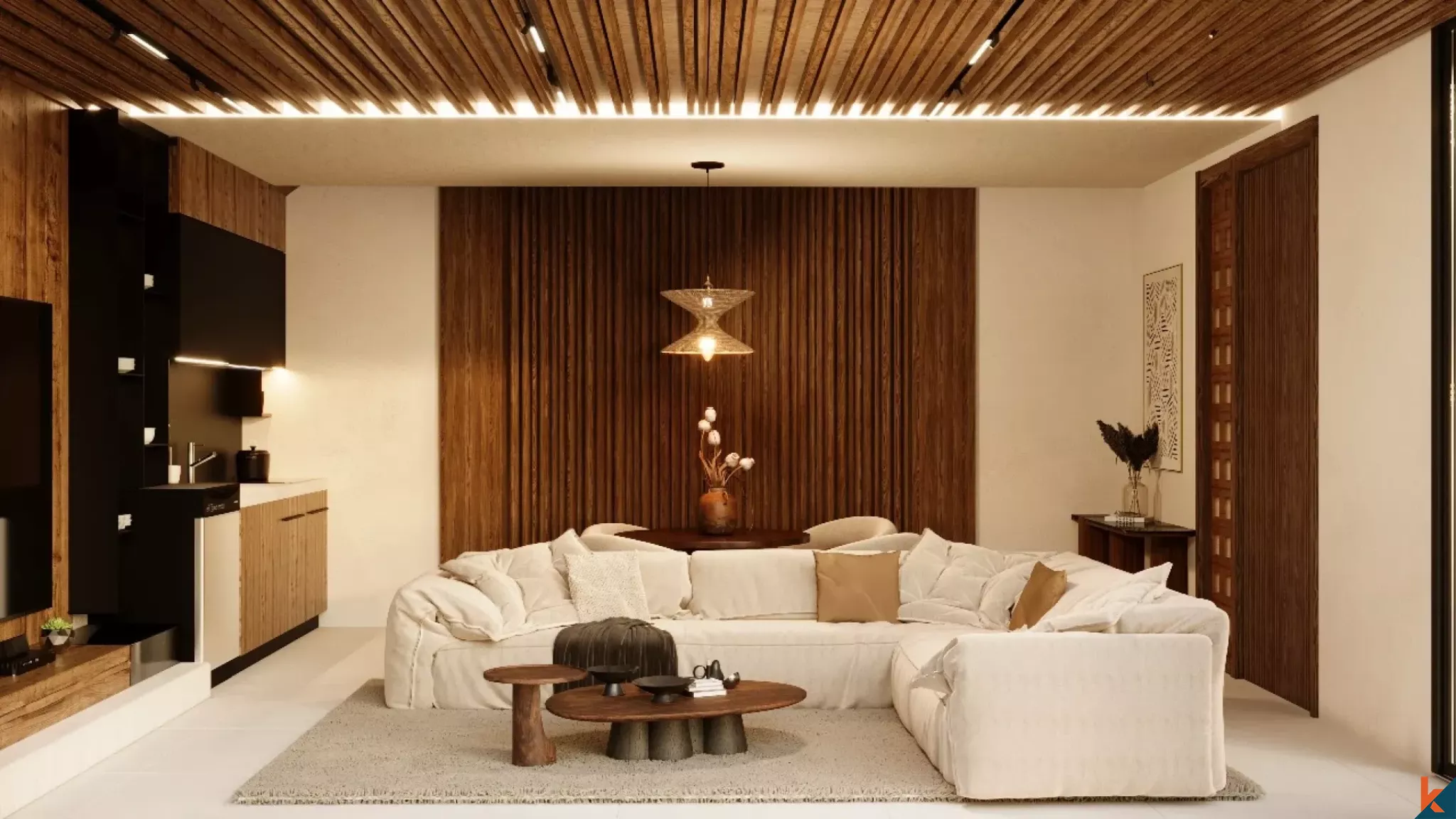 Villa tranquille à vendre avec une chambre à coucher, située dans un cadre verdoyant à Ubud