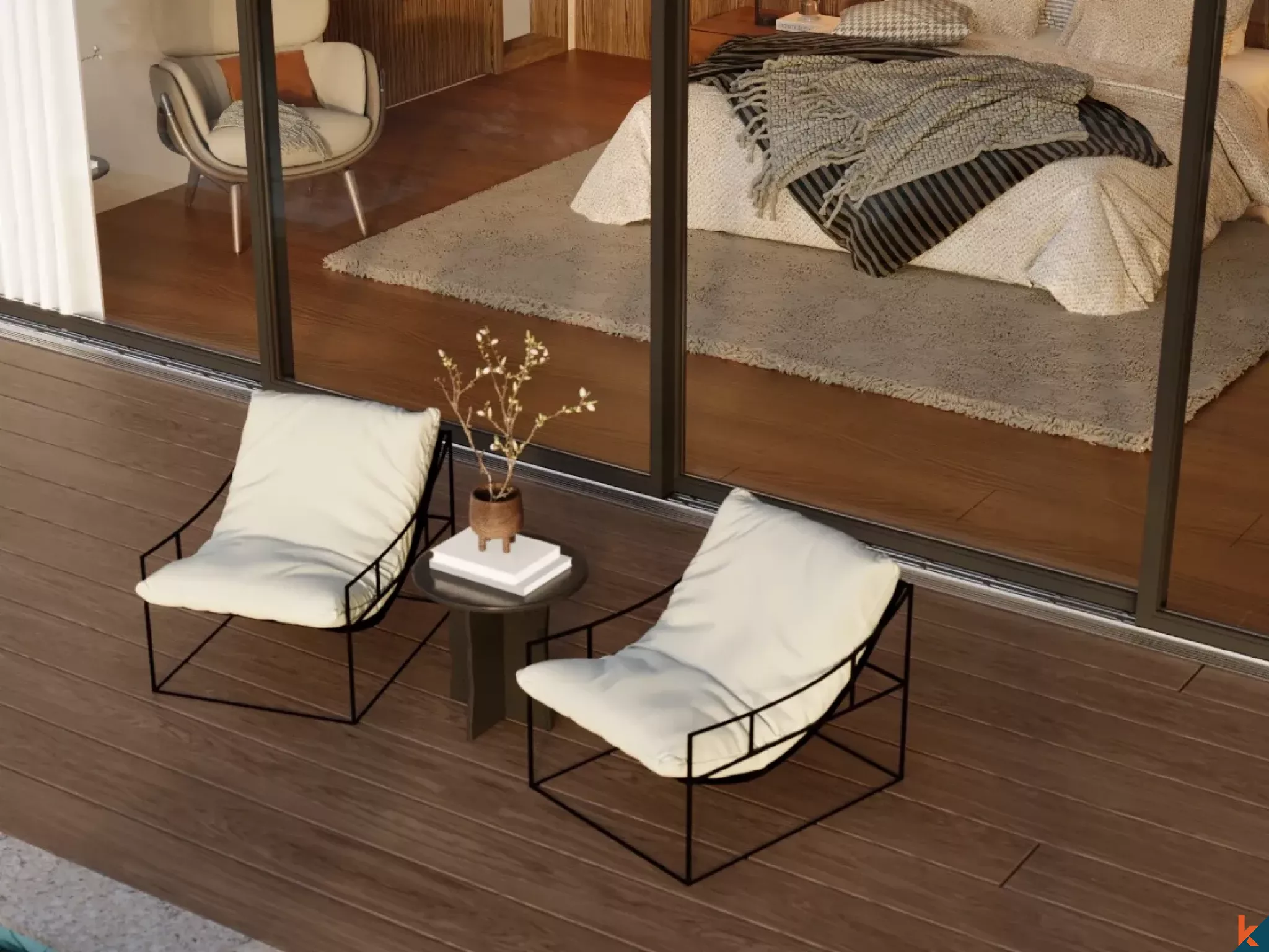 Villa tranquille à vendre avec une chambre à coucher, située dans un cadre verdoyant à Ubud