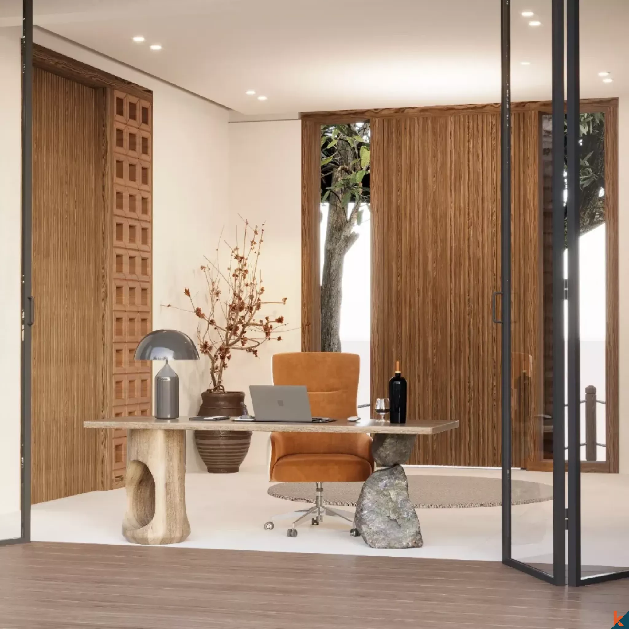 Villa tranquille à vendre avec une chambre à coucher, située dans un cadre verdoyant à Ubud