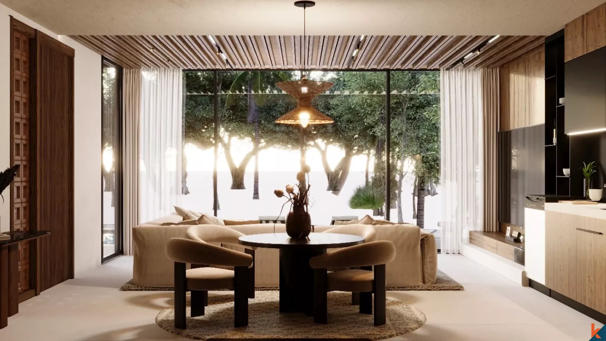 Villa tranquille à vendre avec une chambre à coucher, située dans un cadre verdoyant à Ubud