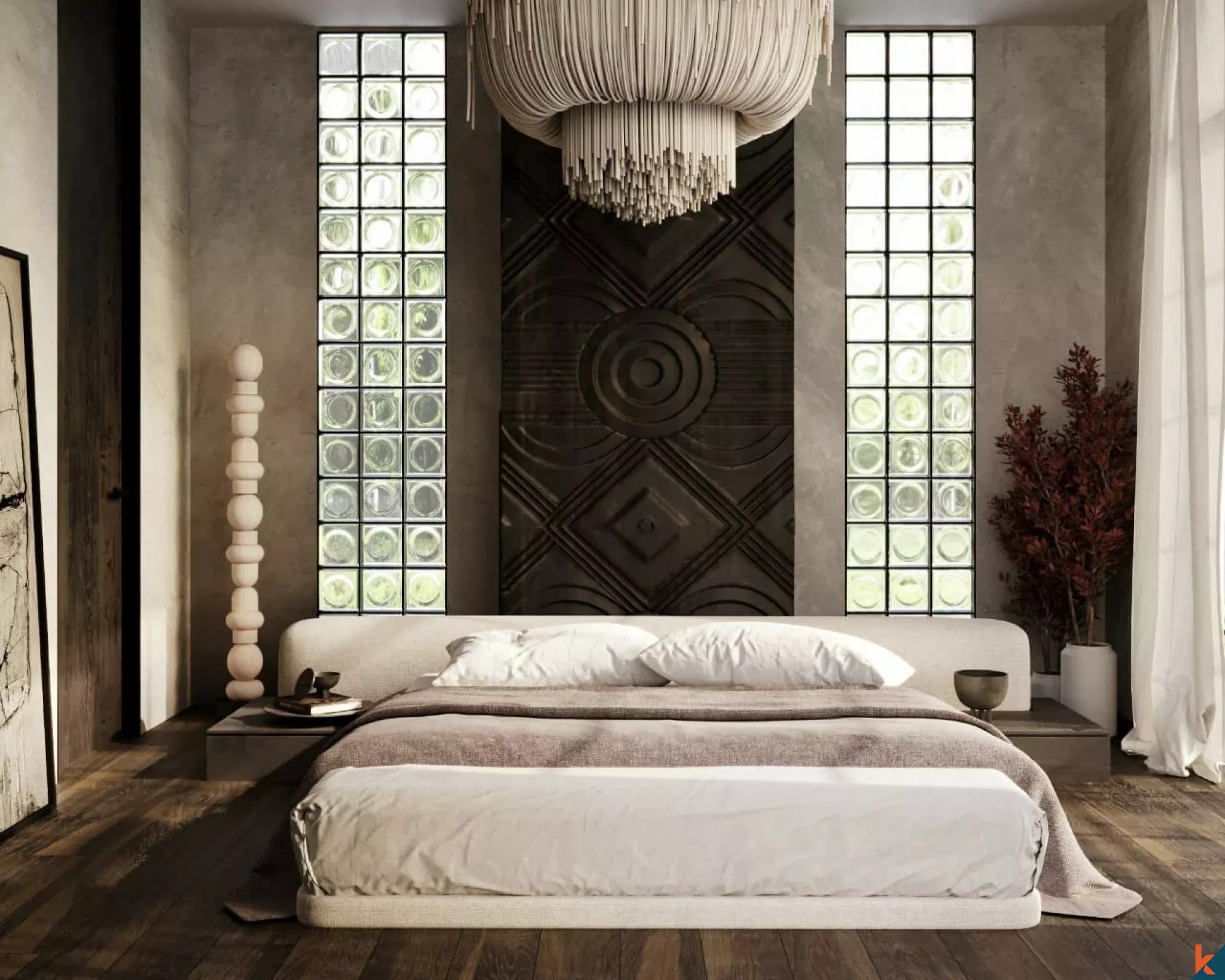 Villa tropicale de 2 chambres avec serre, un véritable sanctuaire à Ubud