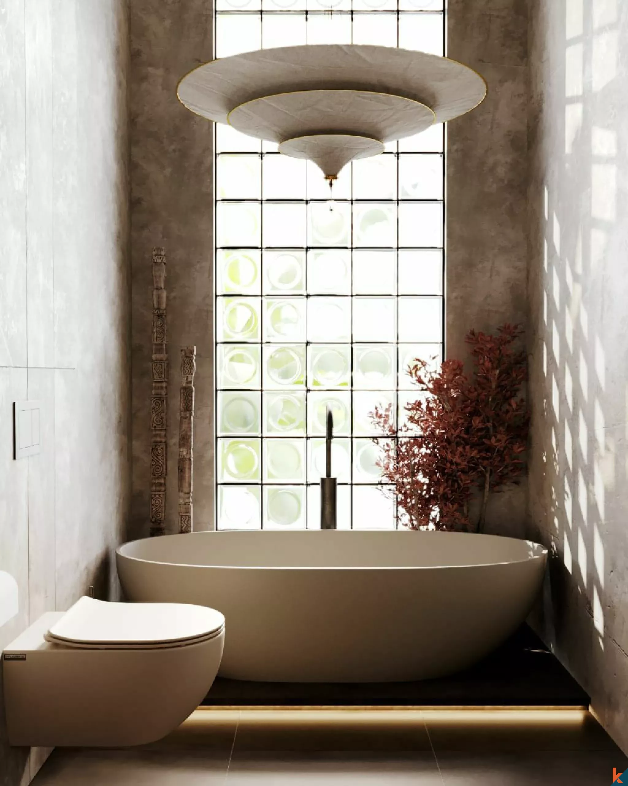 Villa tropicale de 2 chambres avec serre, un véritable sanctuaire à Ubud