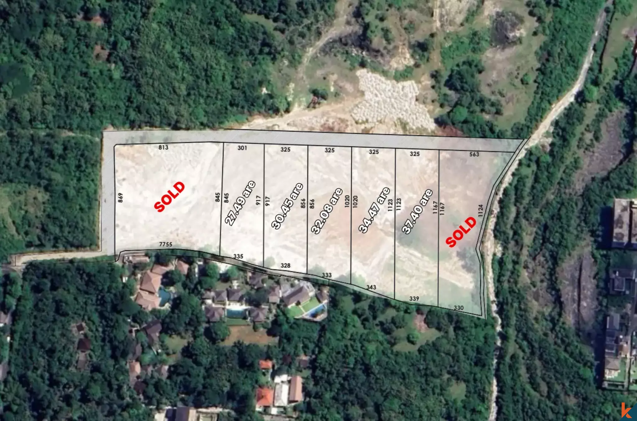 Terrains à bail à investissement à Uluwatu