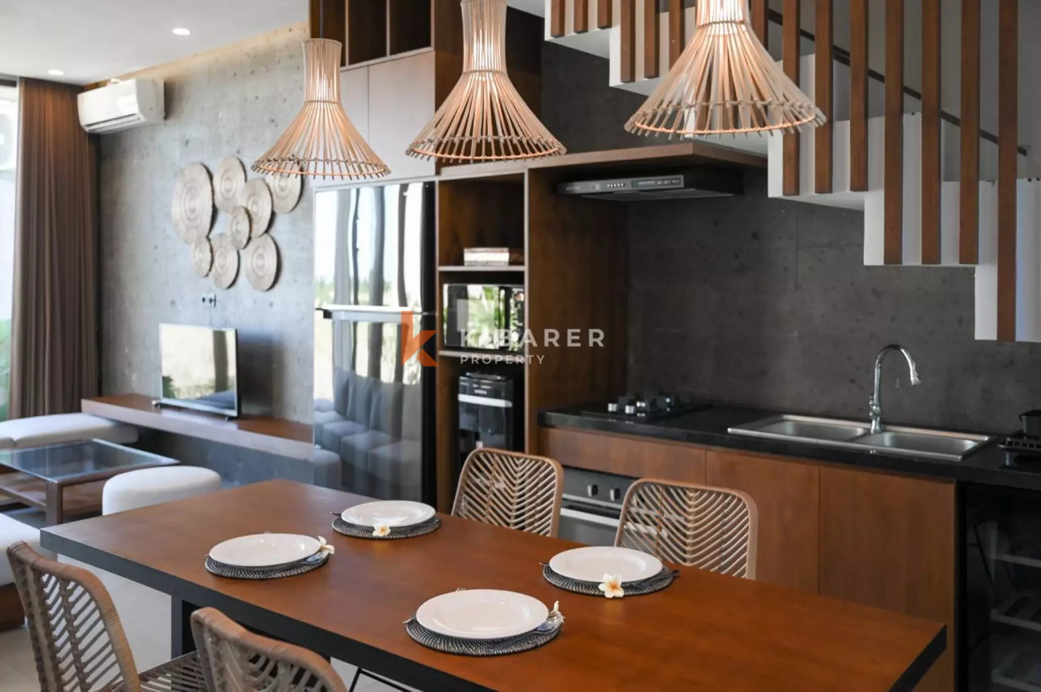 Modern Villa with Scenic Views Two Bedroom in  Kedungu