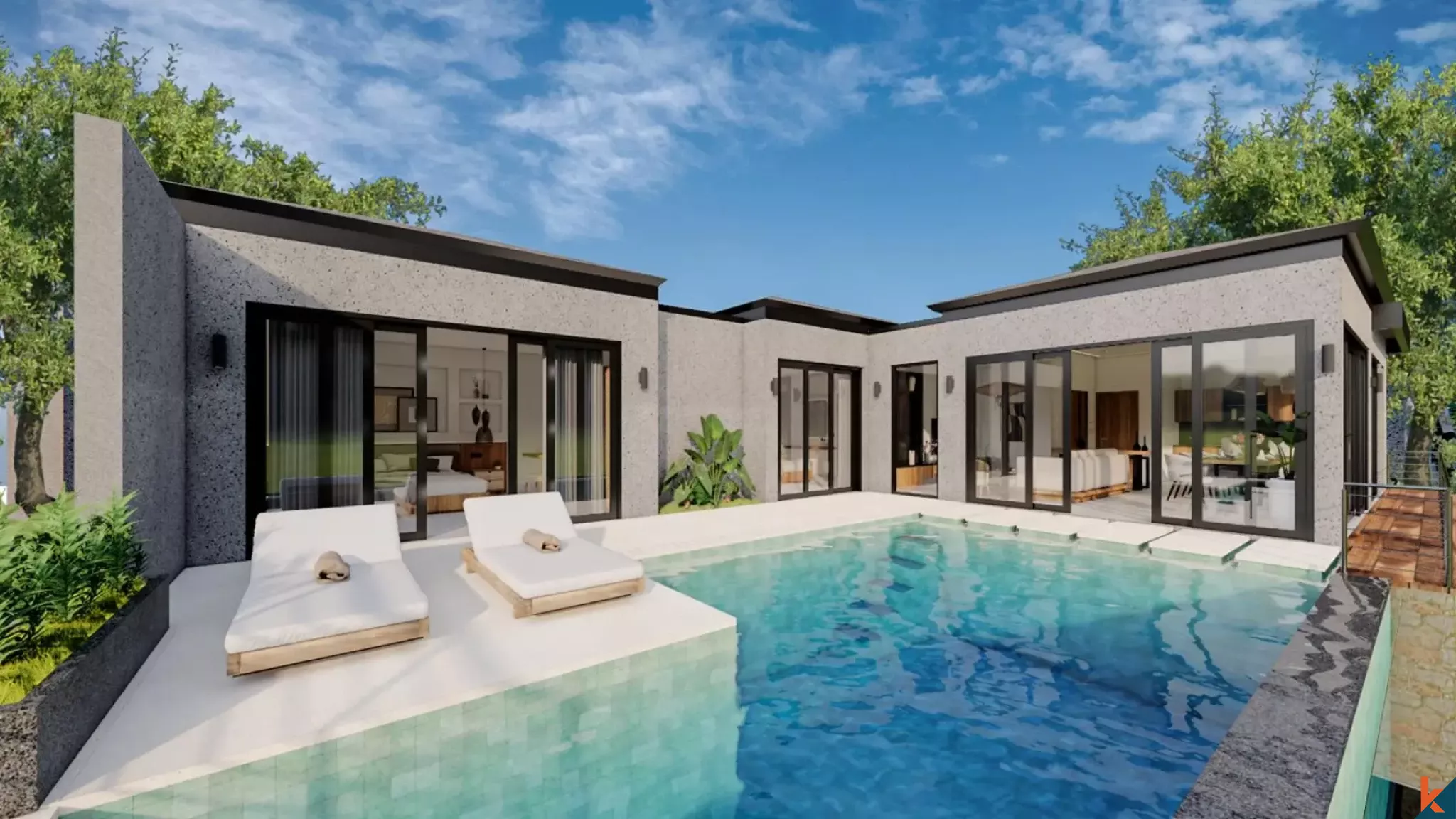 Villa Sewa Dua Kamar Tidur yang Tenang di Ubud (selesai pada Januari 2026)