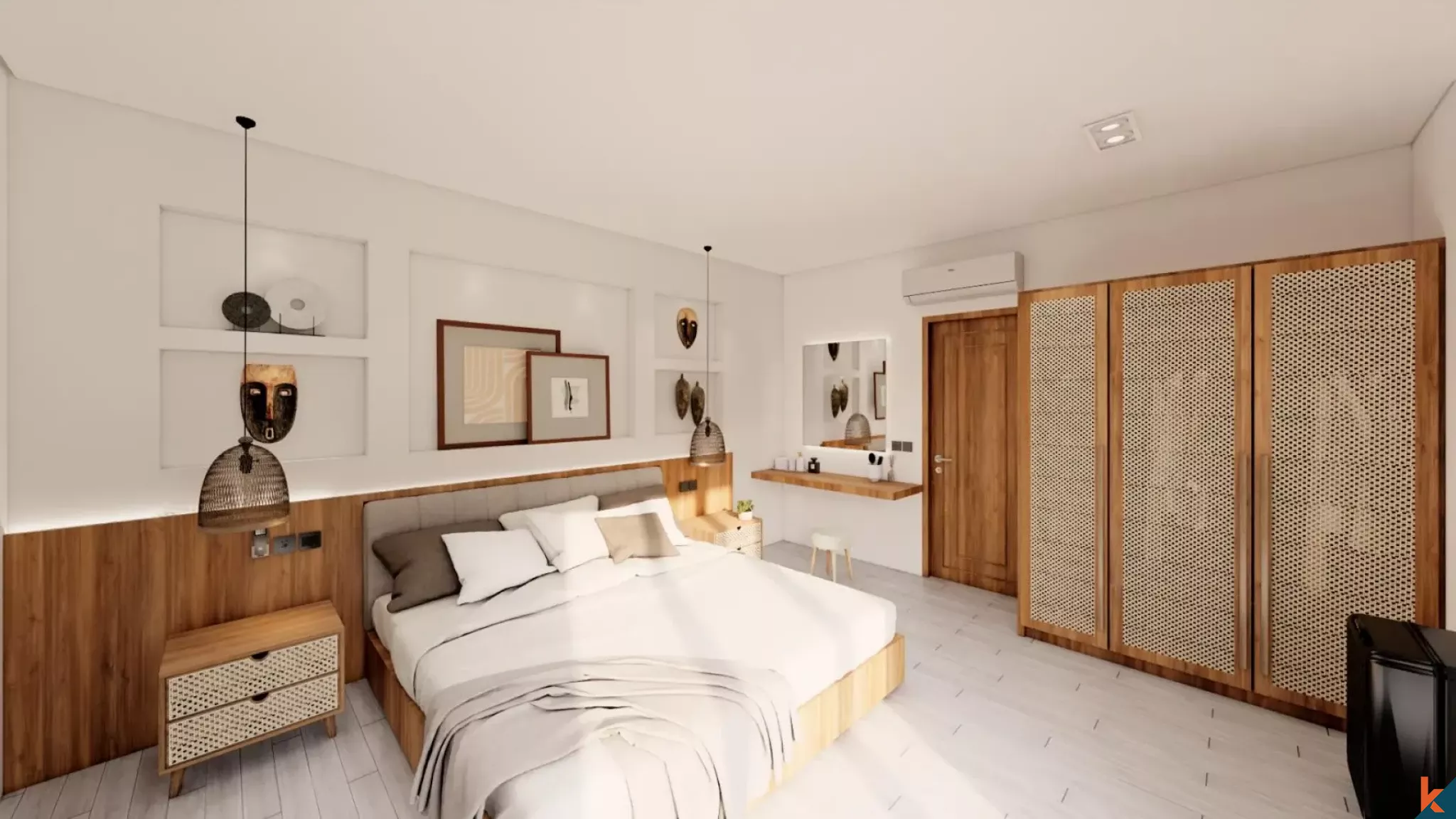 Villa Sewa Dua Kamar Tidur yang Tenang di Ubud (selesai pada Januari 2026)