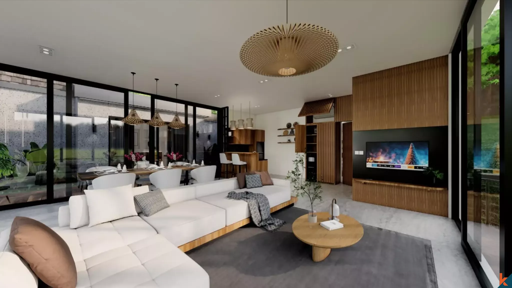 Villa Sewa Tiga Kamar Tidur yang Tenang di Ubud (selesai pada Januari 2026)