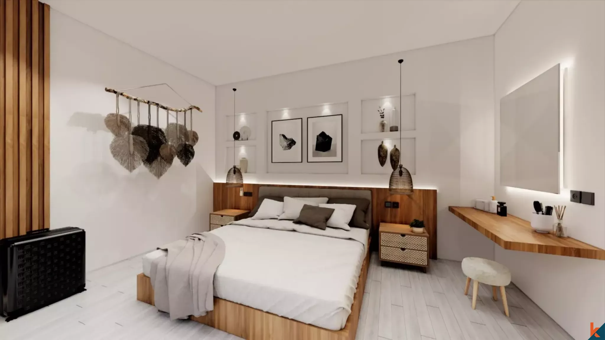 Villa Sewa Tiga Kamar Tidur yang Tenang di Ubud (selesai pada Januari 2026)