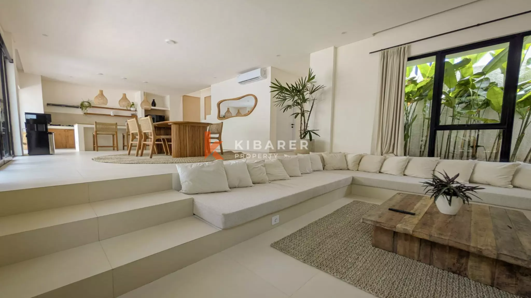 Chic Mediterranean-Style Two-Bedroom Villa with Pool in Cemagi