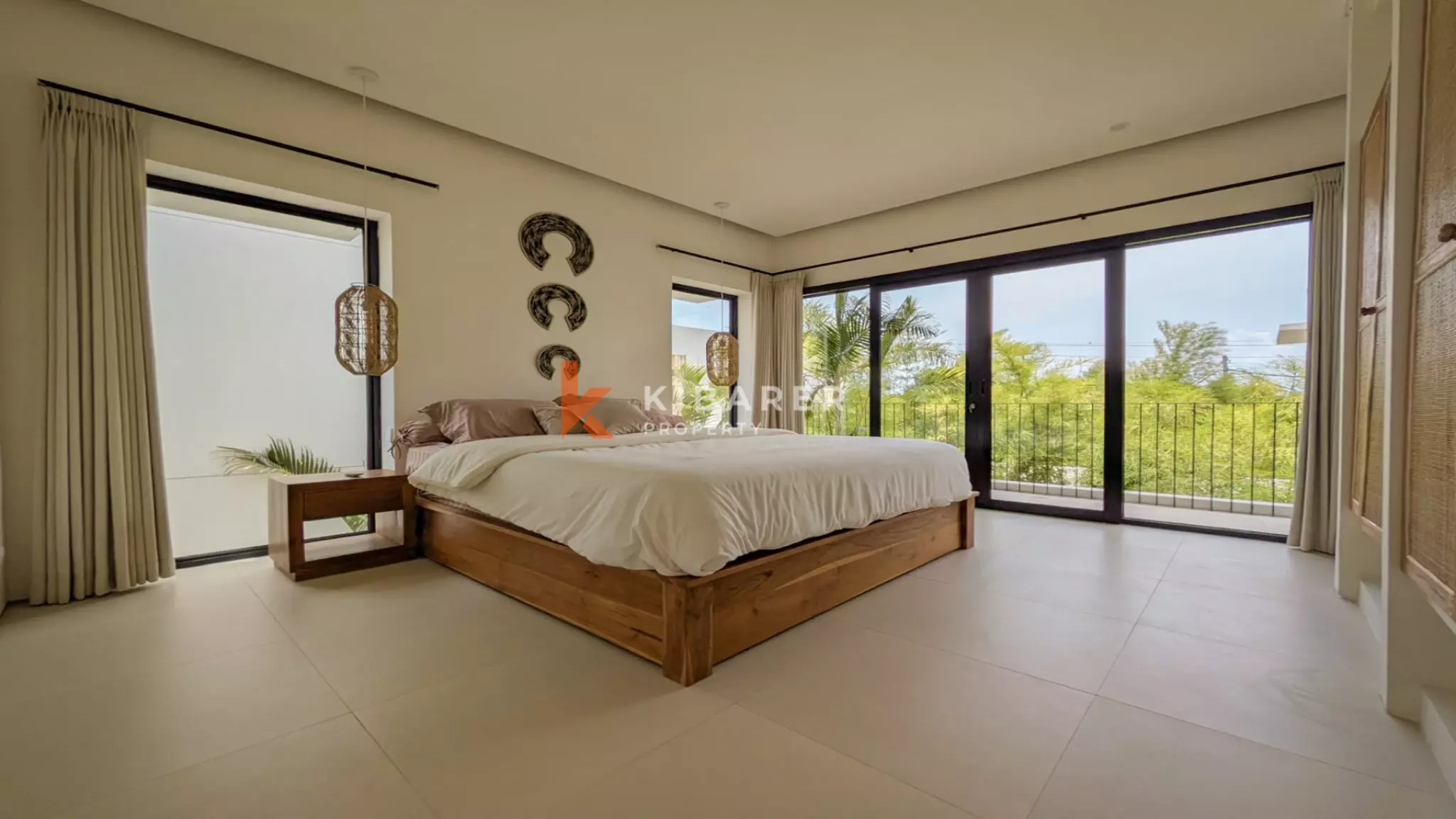 Chic Mediterranean-Style Two-Bedroom Villa with Pool in Cemagi