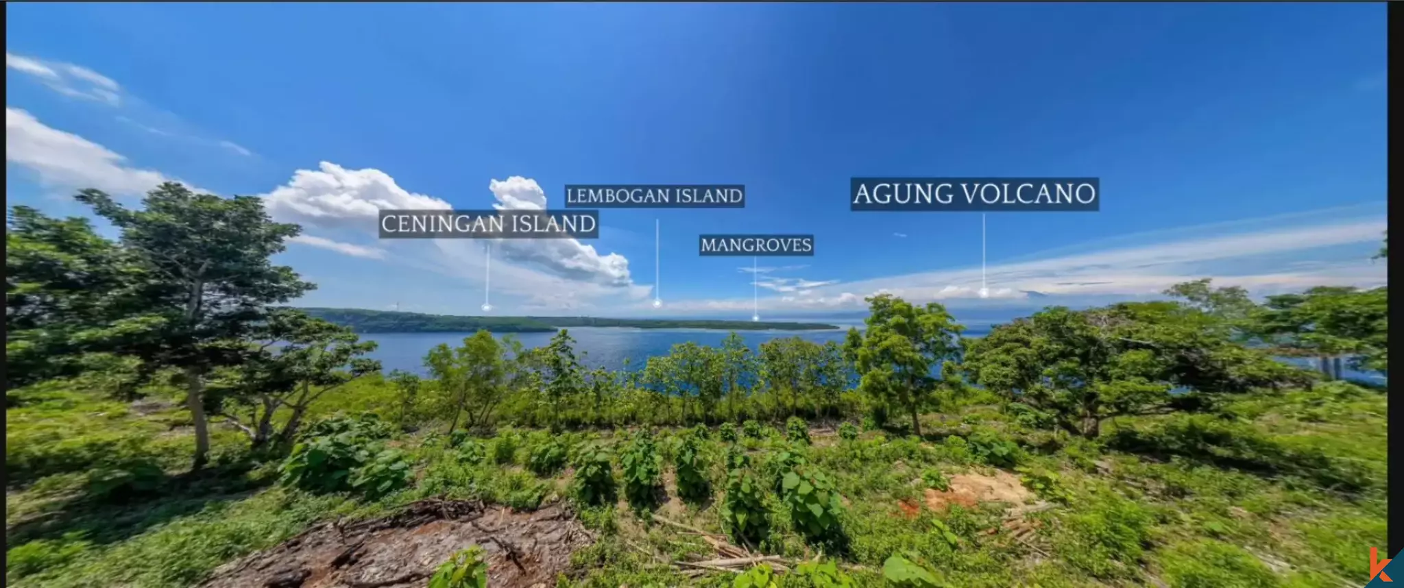 Opportunité d'investissement Terrain à vendre en bordure de falaise à Nusa Penida