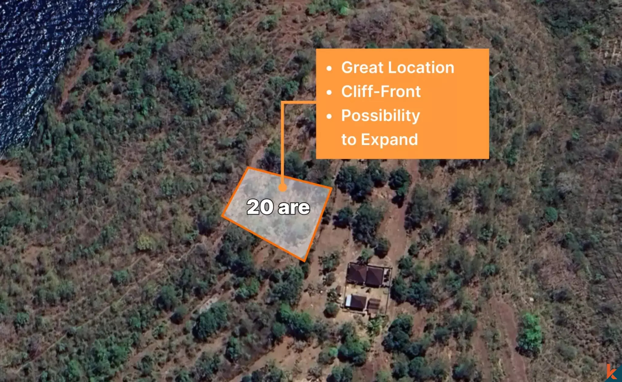 Opportunité d'investissement Terrain à vendre en bordure de falaise à Nusa Penida