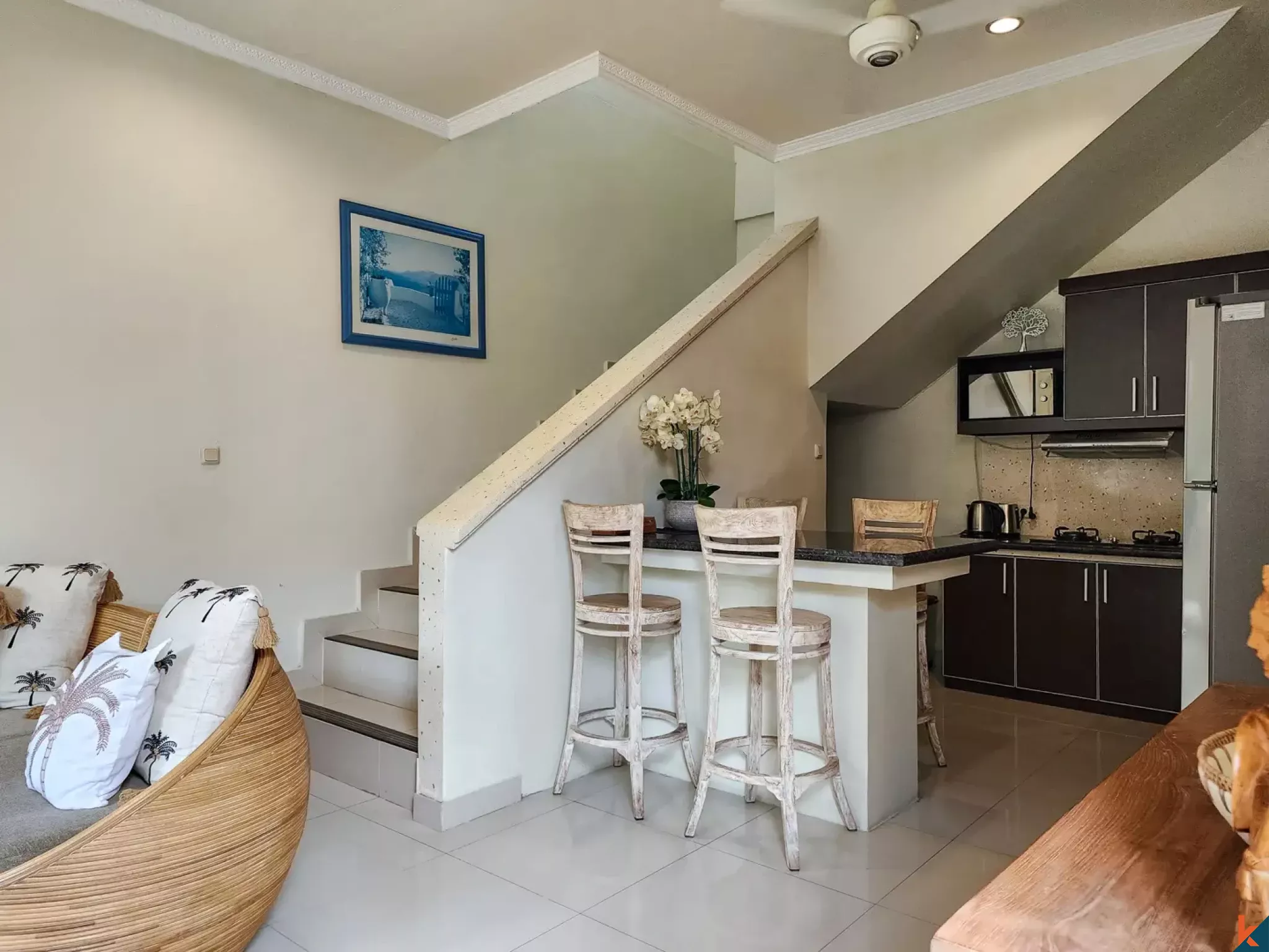 Properti freehold dengan tiga kamar tidur di Seminyak Pusat