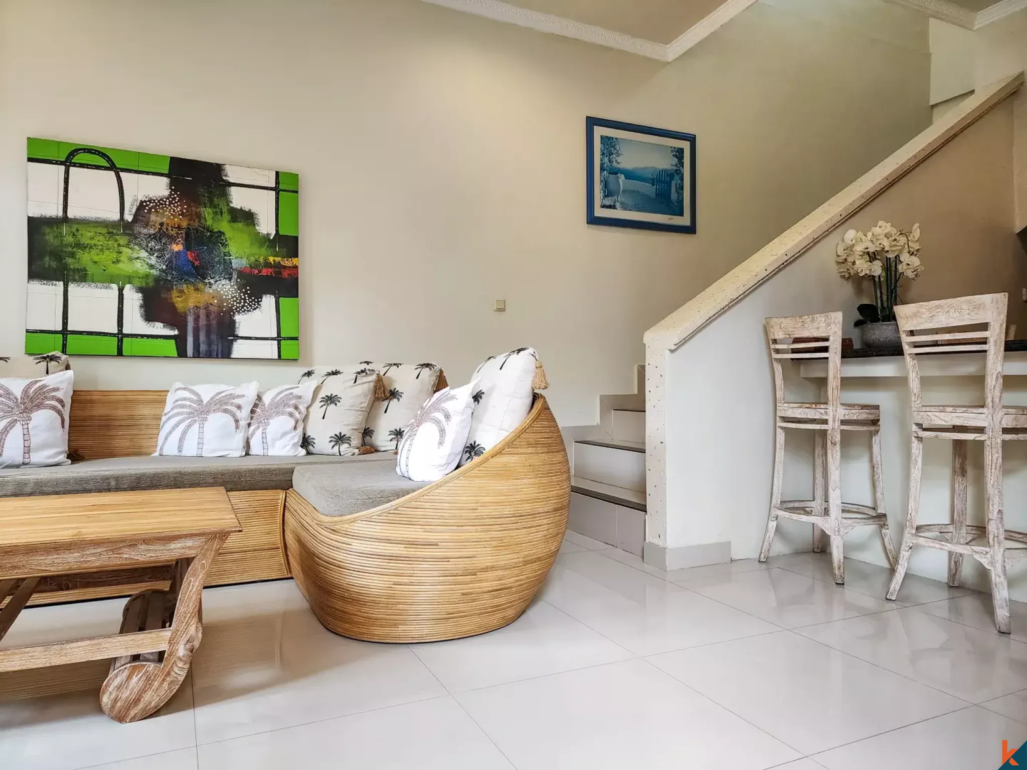 Properti freehold dengan tiga kamar tidur di Seminyak Pusat
