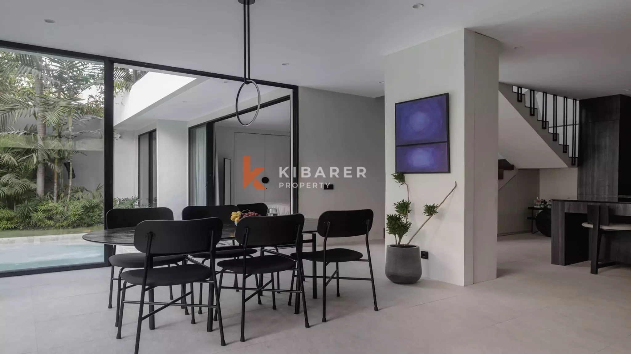 Stylish Minimalist Three-Bedroom Villa with Private Pool in Pererenan