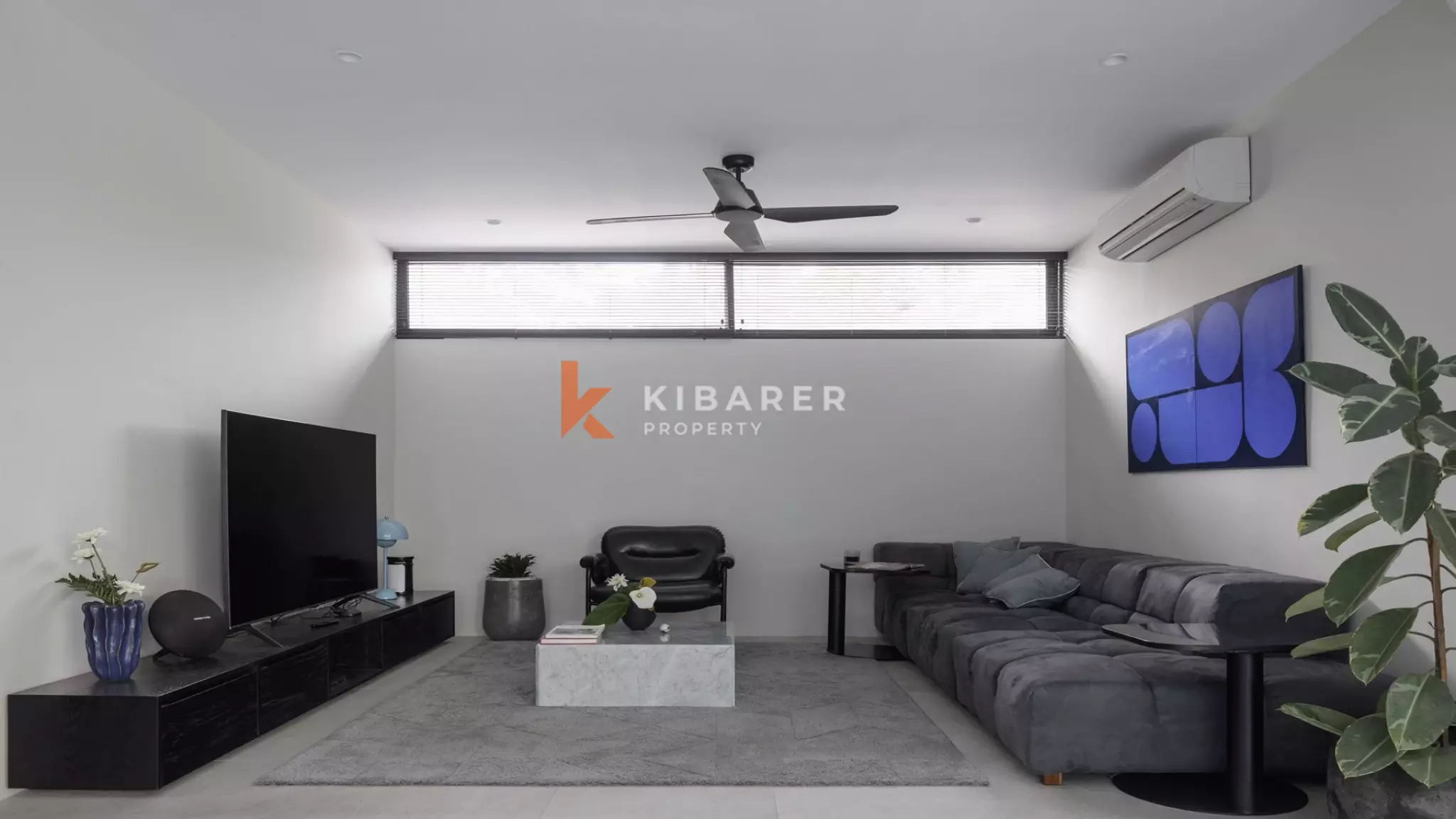 Stylish Minimalist Three-Bedroom Villa with Private Pool in Pererenan