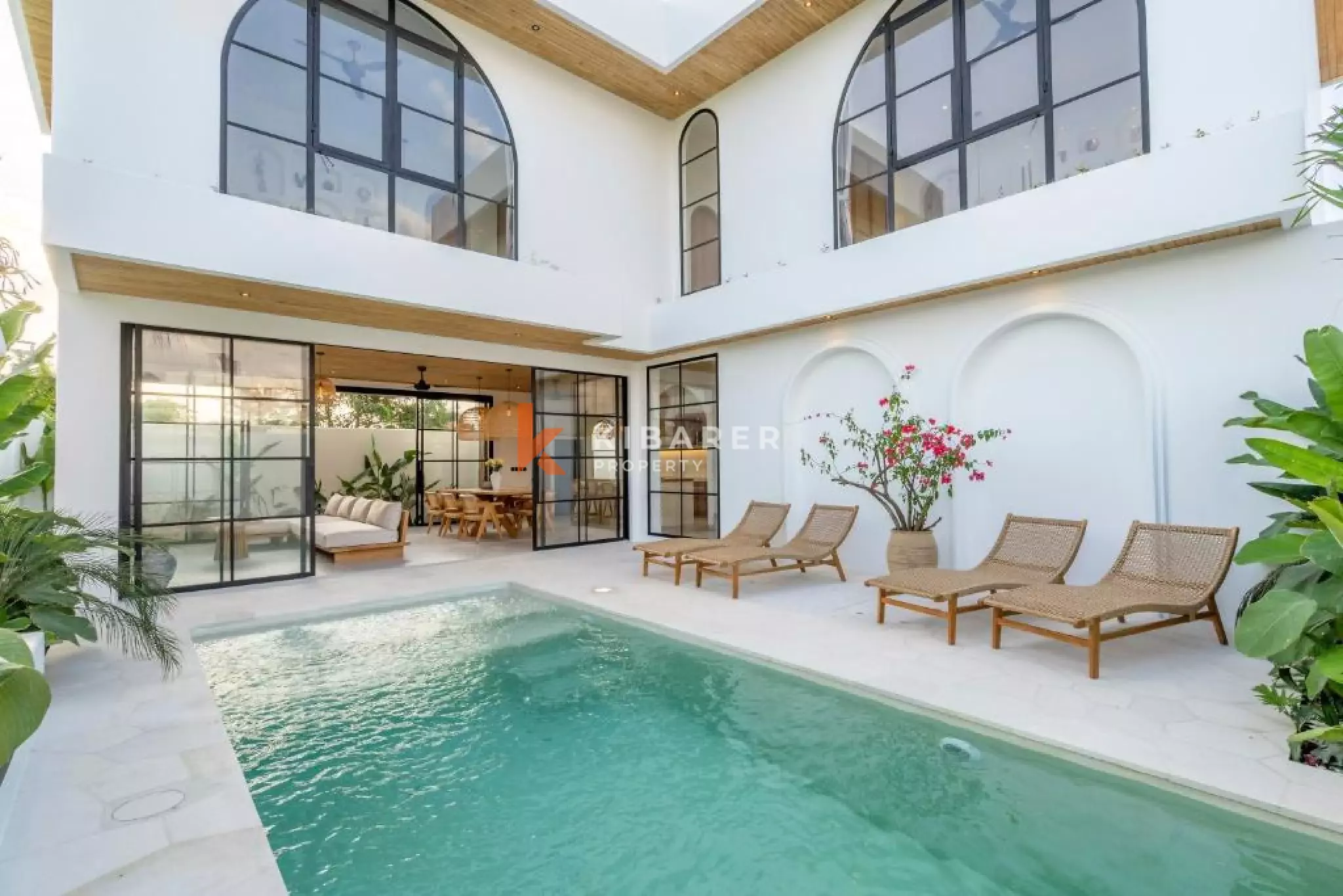 Mediterranean Tropical Living Three bedroom Villa in Beachside Cemagi