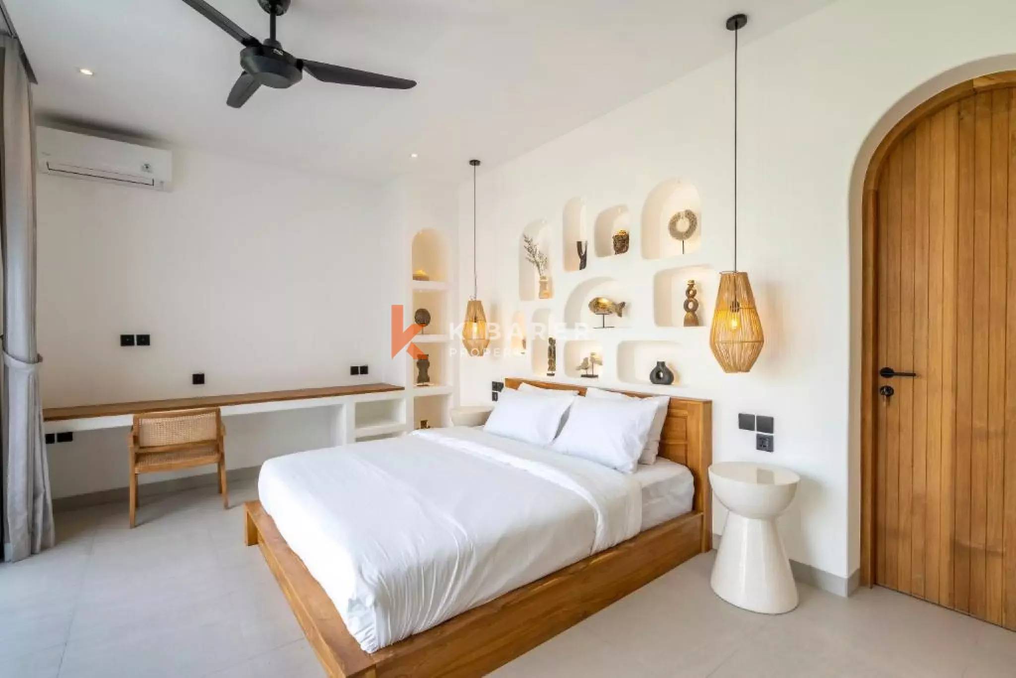 Mediterranean Tropical Living Three bedroom Villa in Beachside Cemagi