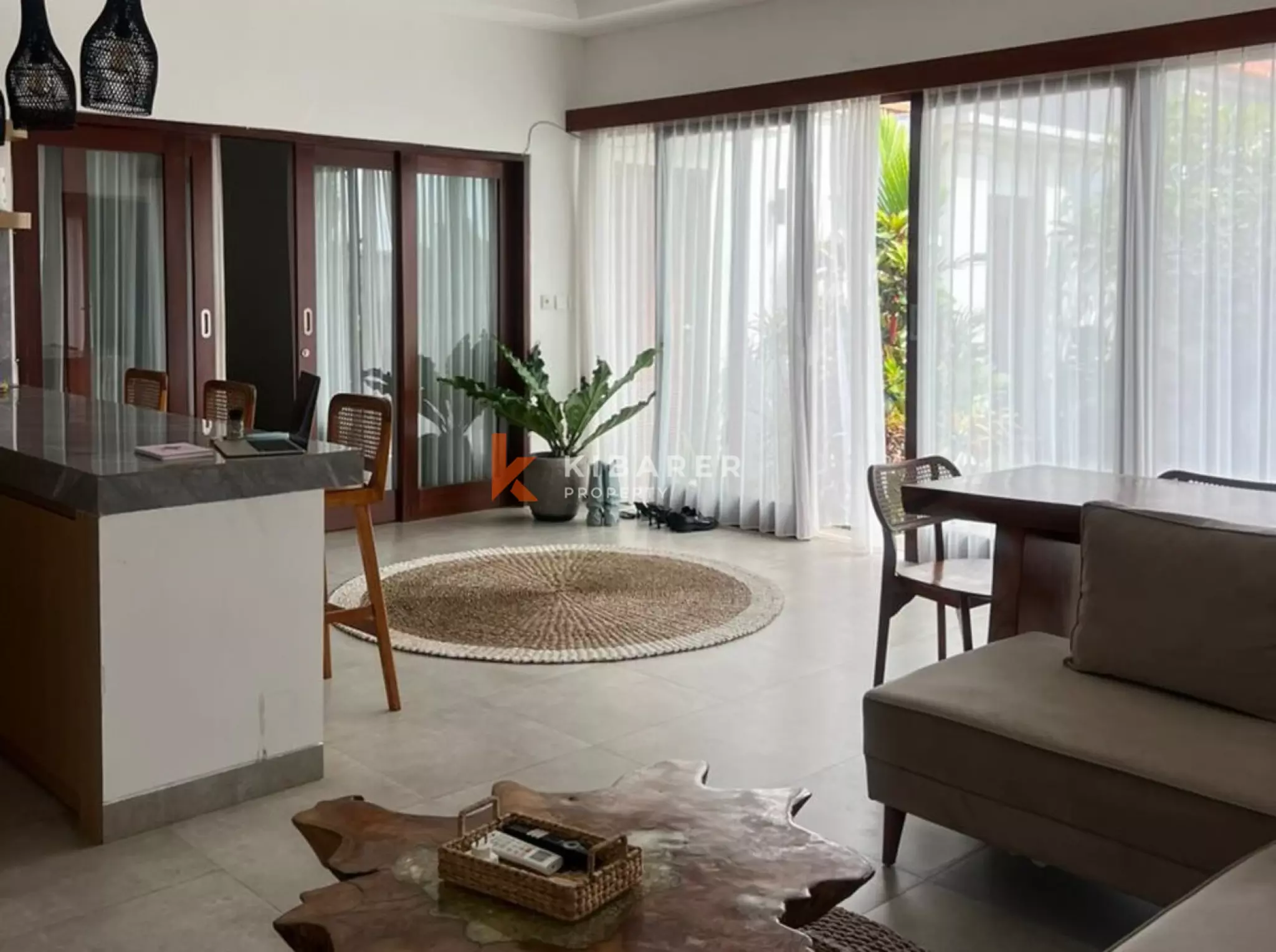 Modern Chic Two Bedroom Villa with Ocean Energy in Cemagi