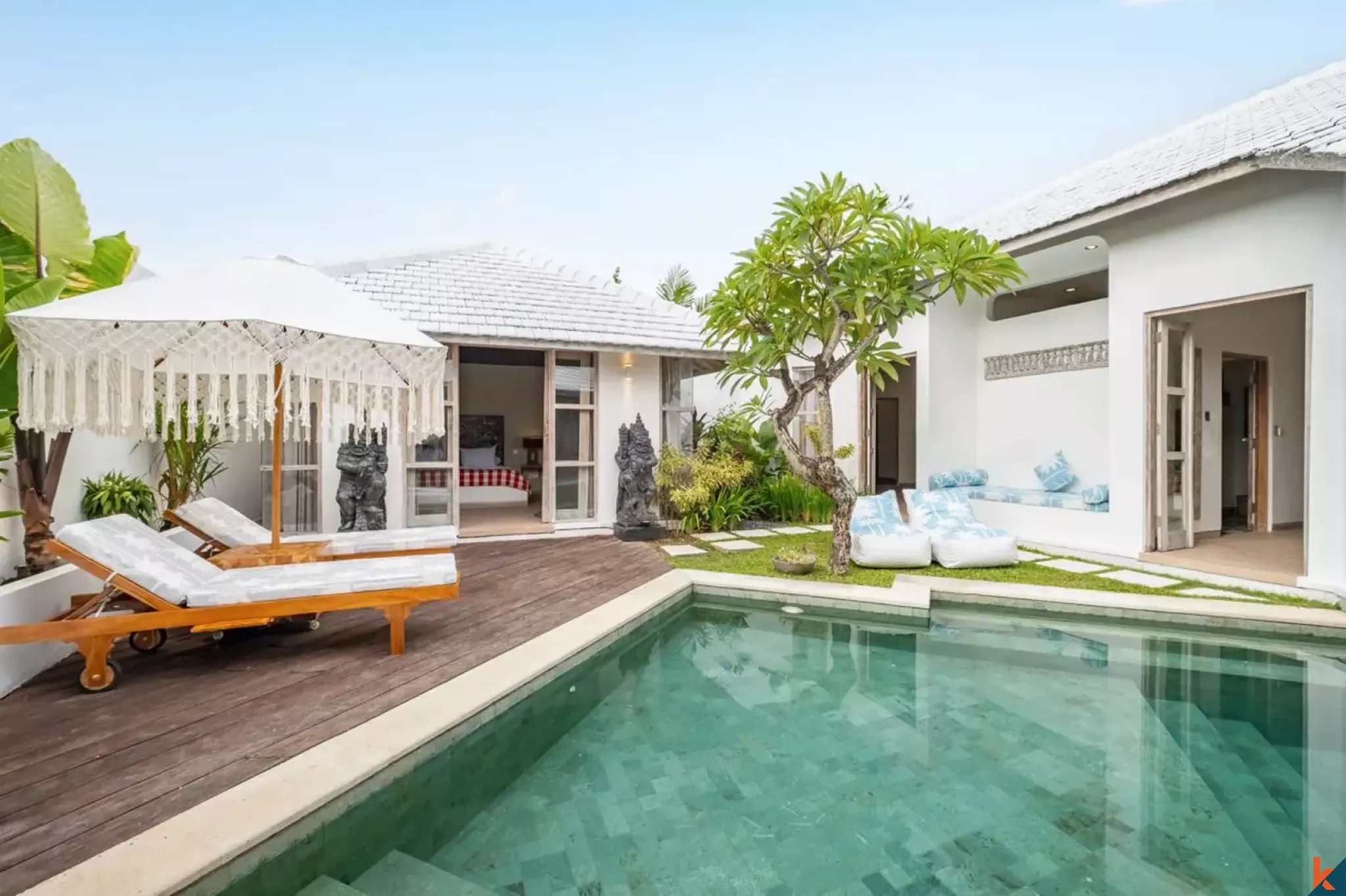 Villa sederhana dan menarik di kawasan Seminyak