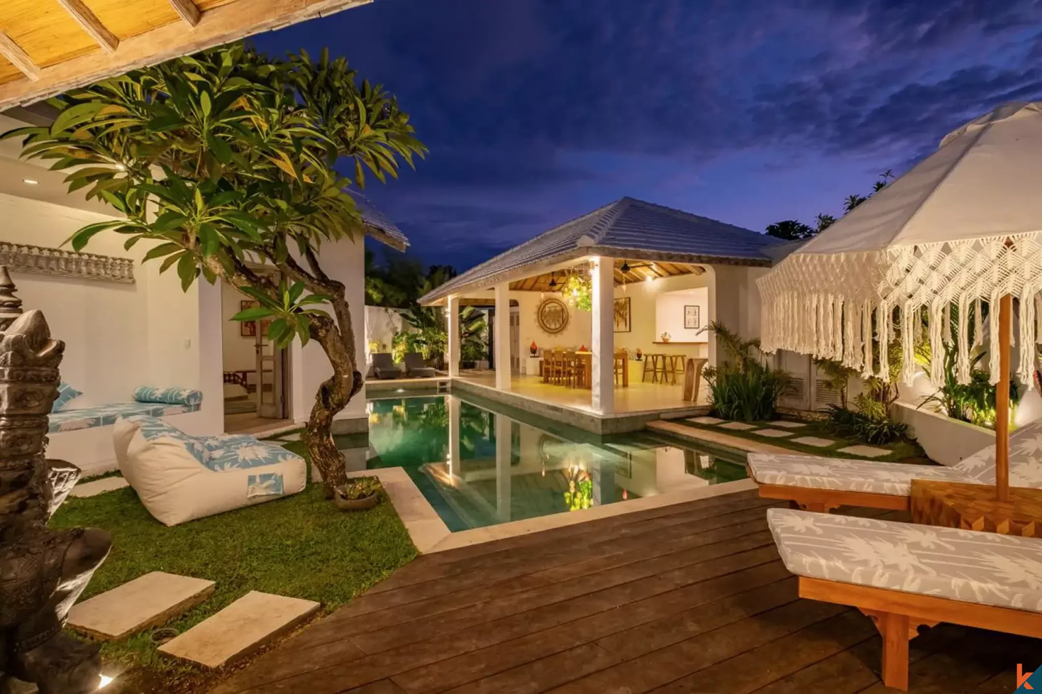 Villa sederhana dan menarik di kawasan Seminyak