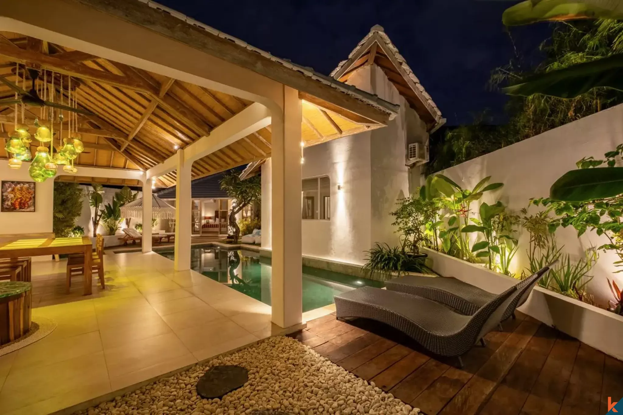 Villa sederhana dan menarik di kawasan Seminyak