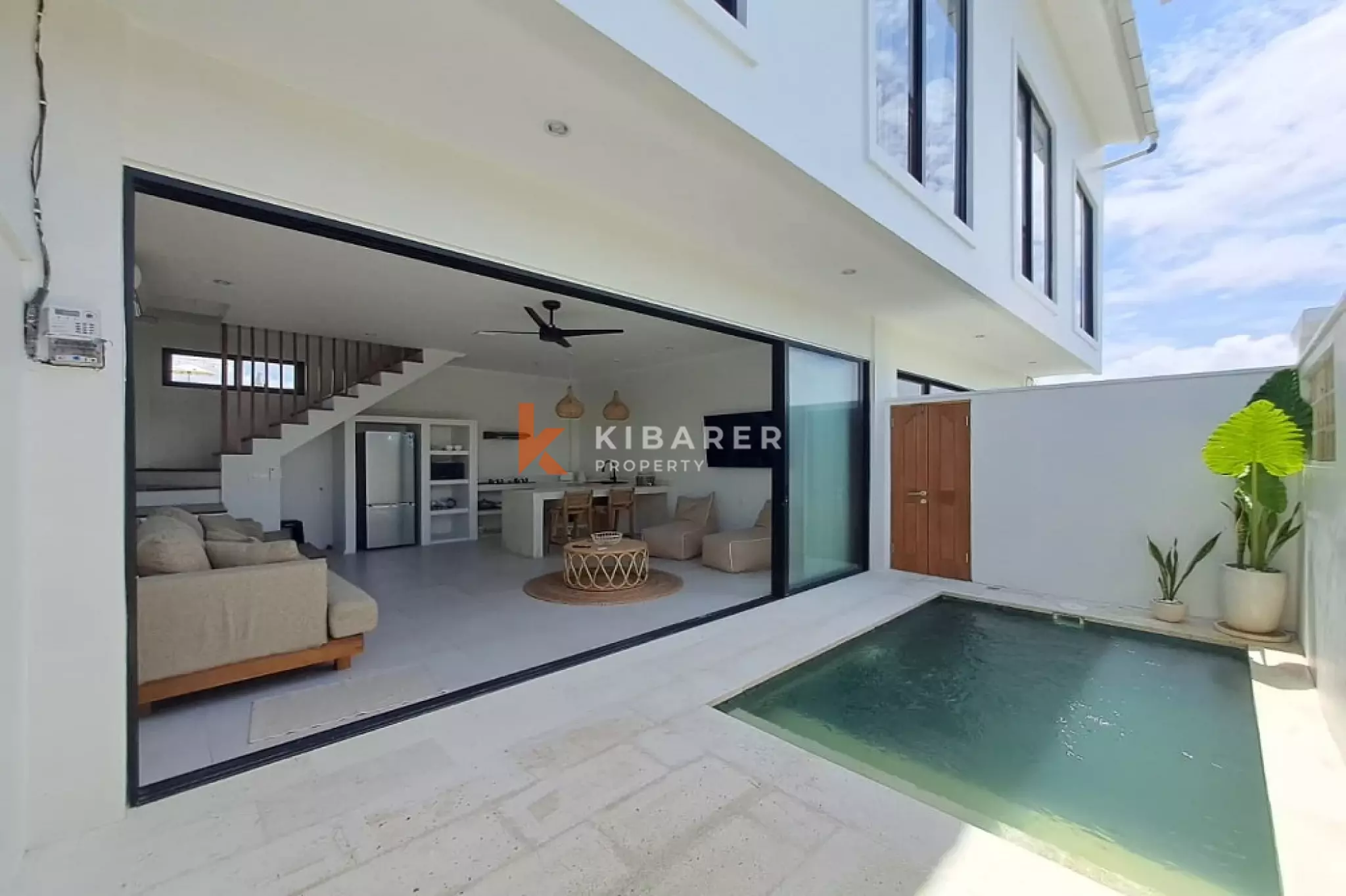 Stylish Coastal Living Steps Two-Bedrooms from Kedungu Beach