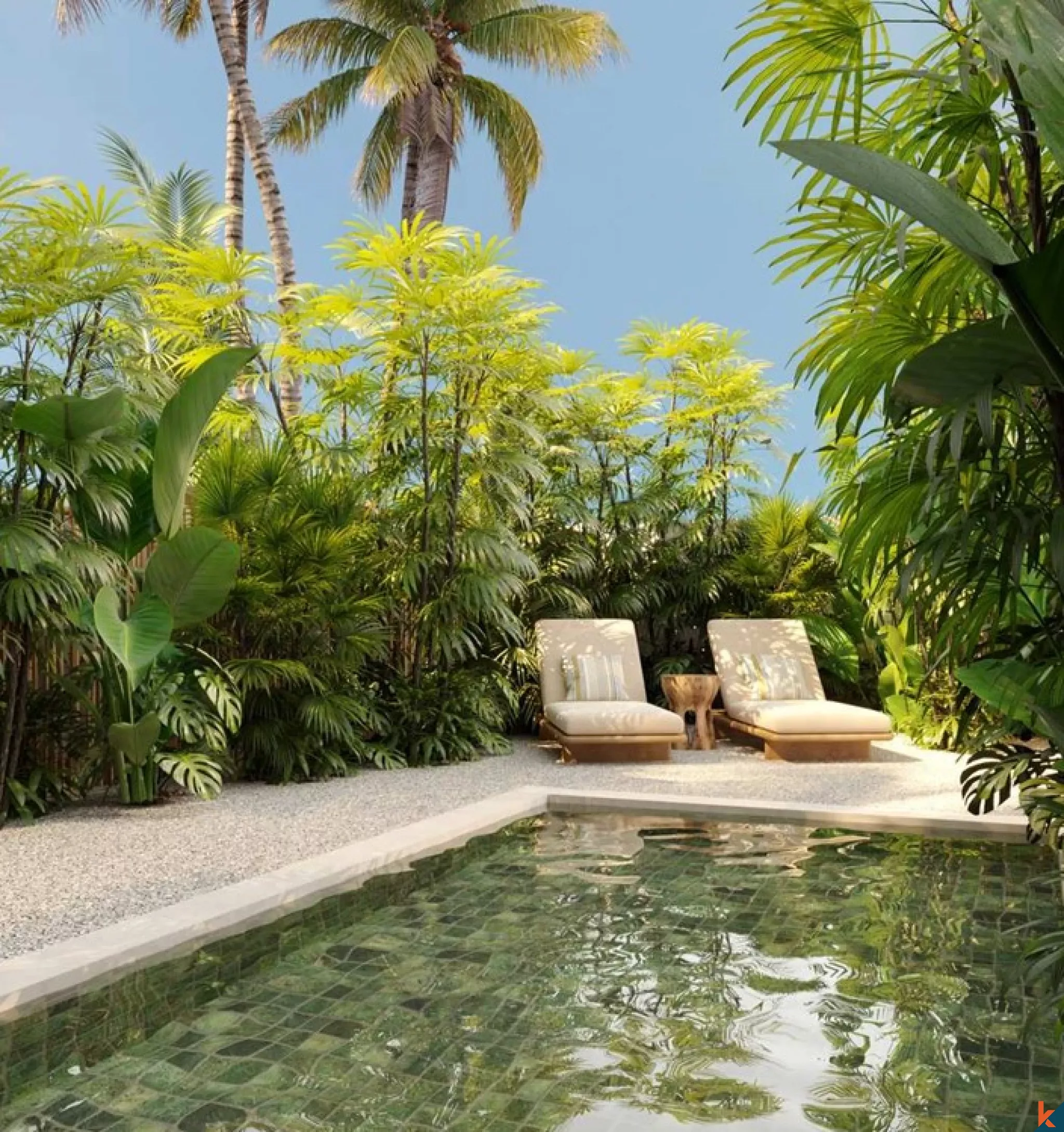 Villa Retret 1 Kamar Tidur Bergaya Boho Luxe yang Elegan dan Mewah di Uluwatu