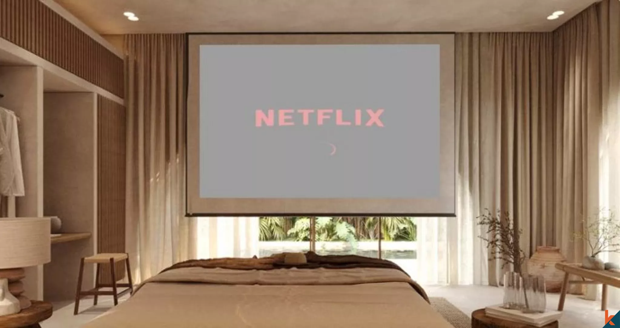 Villa Retret 1 Kamar Tidur Bergaya Boho Luxe yang Elegan dan Mewah di Uluwatu