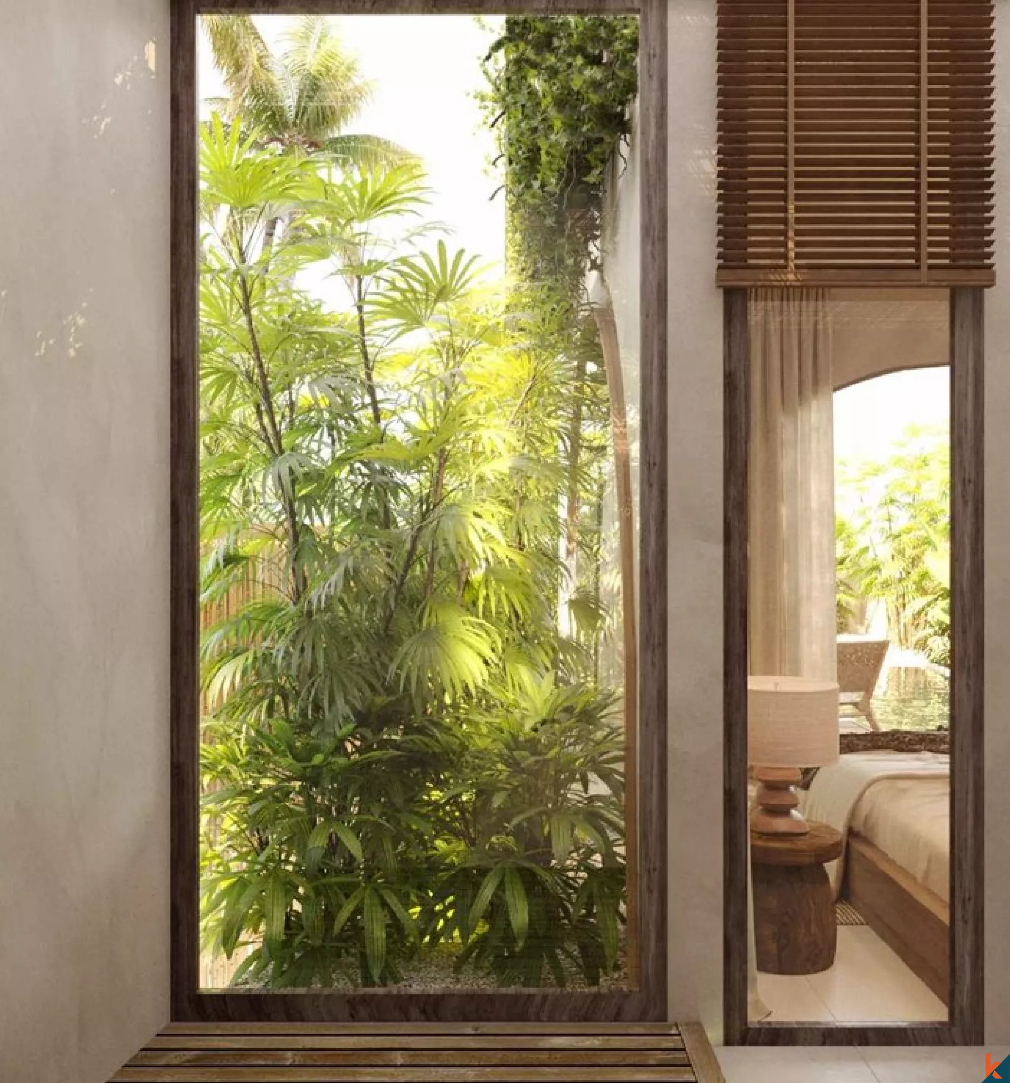 Villa Retret 1 Kamar Tidur Bergaya Boho Luxe yang Elegan dan Mewah di Uluwatu