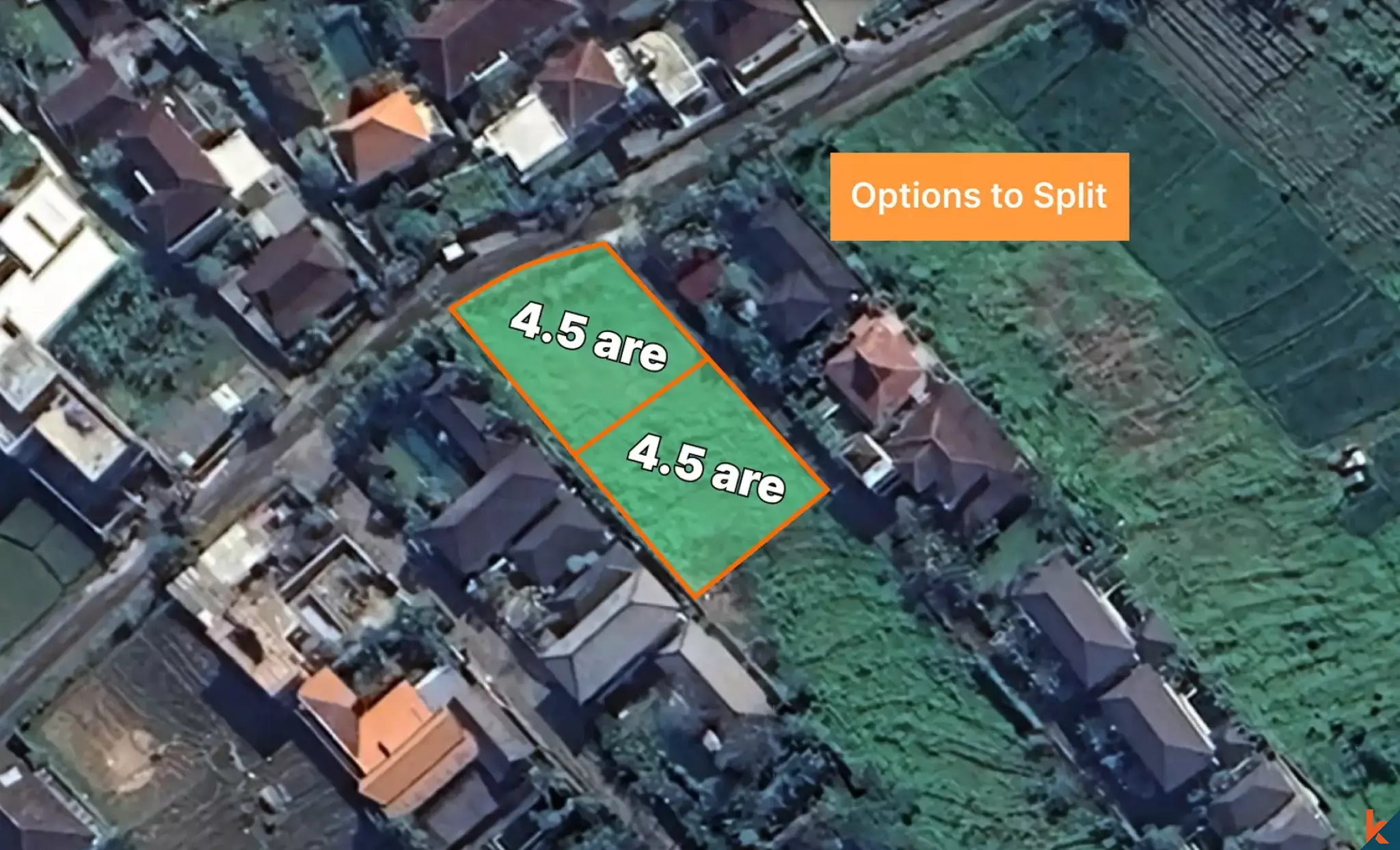 Lahan investasi dengan hak sewa tersedia di Padang Tawang Babakan