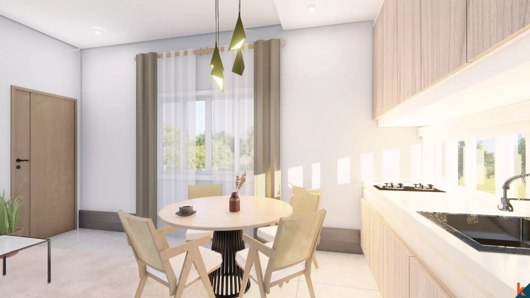 One bedroom leasehold apartment near the beach in Cemagi