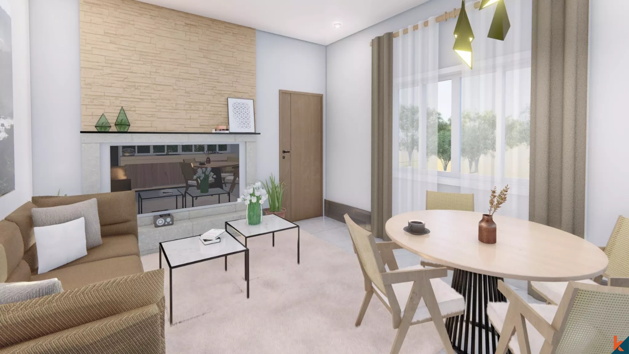 One bedroom leasehold apartment near the beach in Cemagi