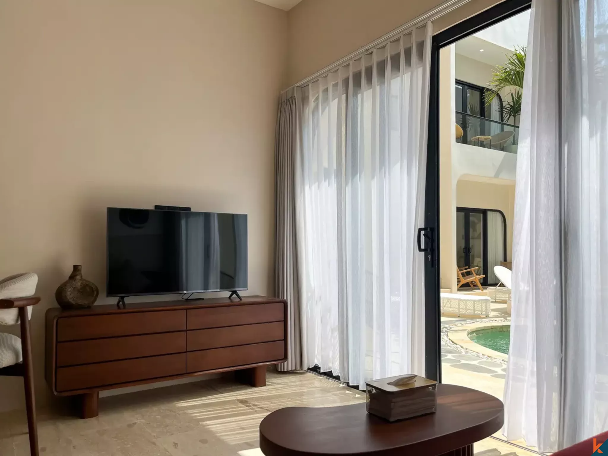 Appartement calme d'une chambre à louer à Bingin