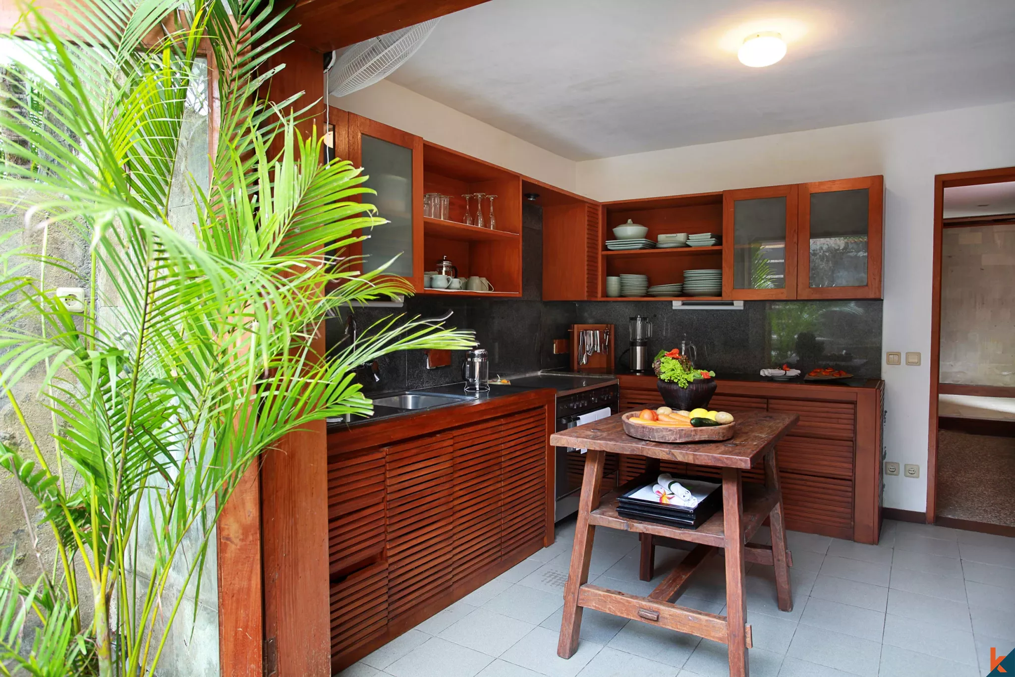 Villa tropicale sereine de 2 chambres avec piscine privée à Kerobokan