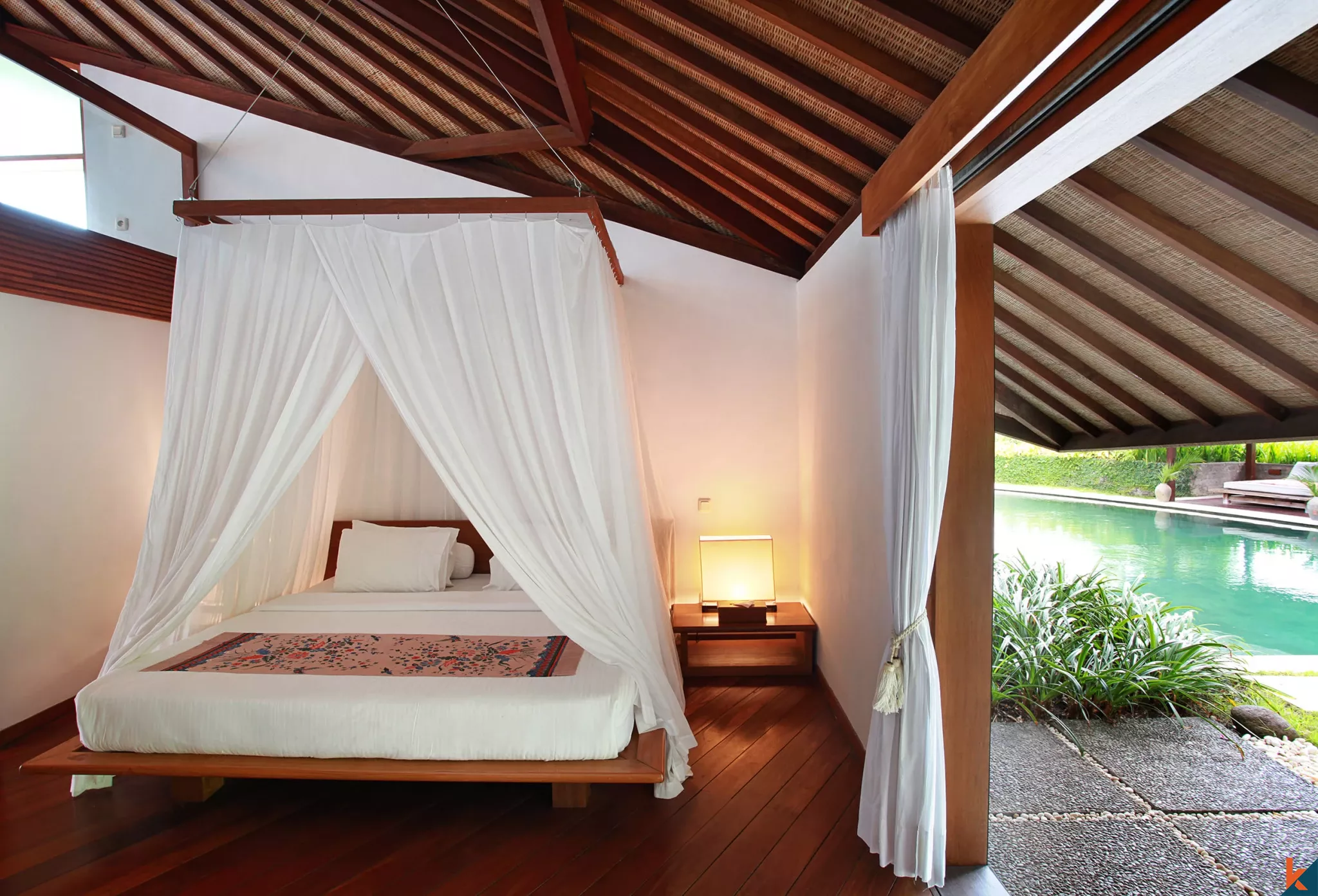 Villa tropicale sereine de 2 chambres avec piscine privée à Kerobokan