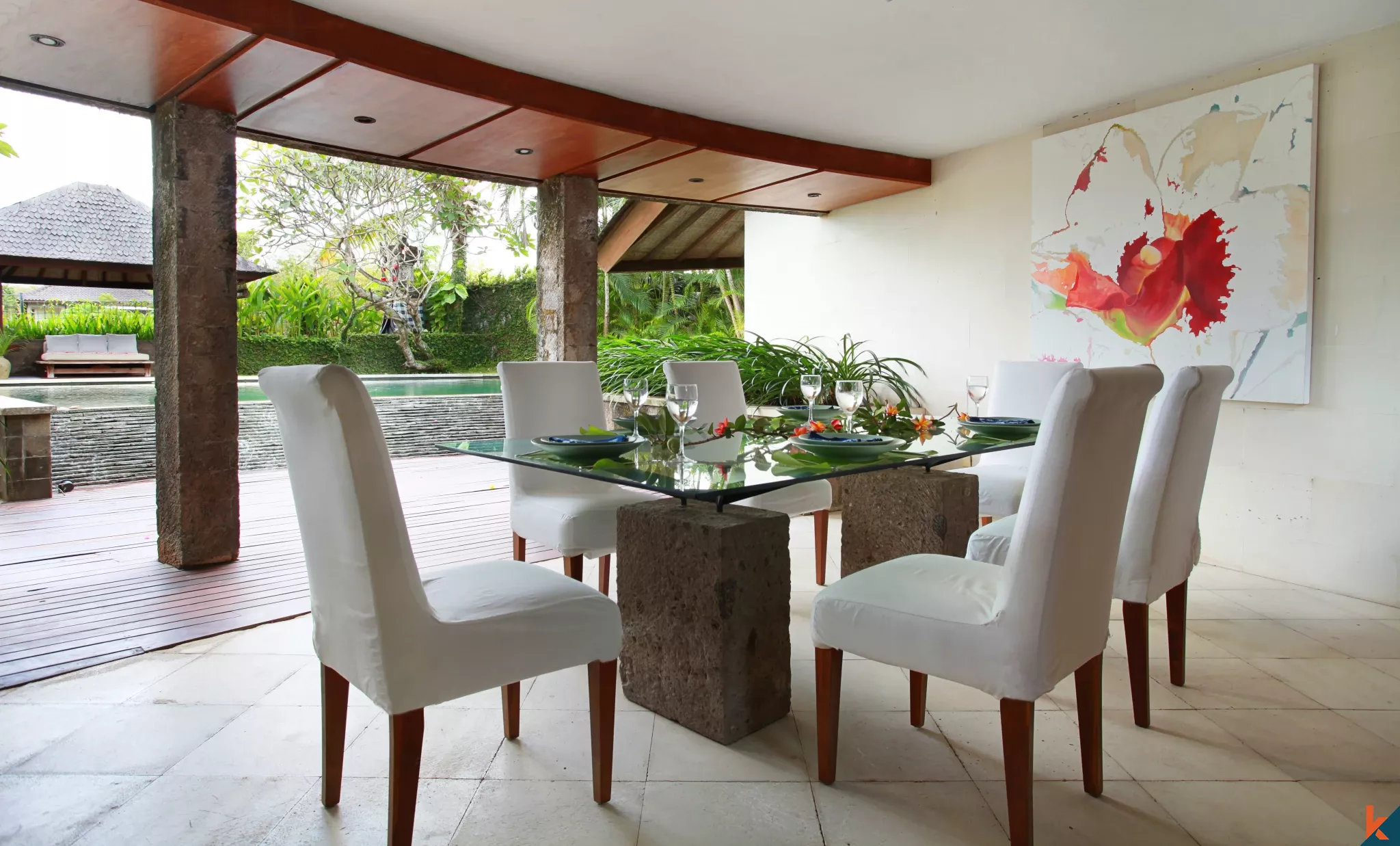 Villa tropicale sereine de 2 chambres avec piscine privée à Kerobokan