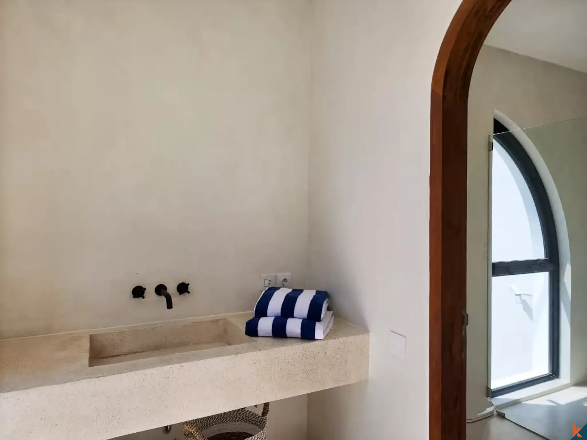 Vila sewa satu kamar tidur modern dan mediterania di Canggu