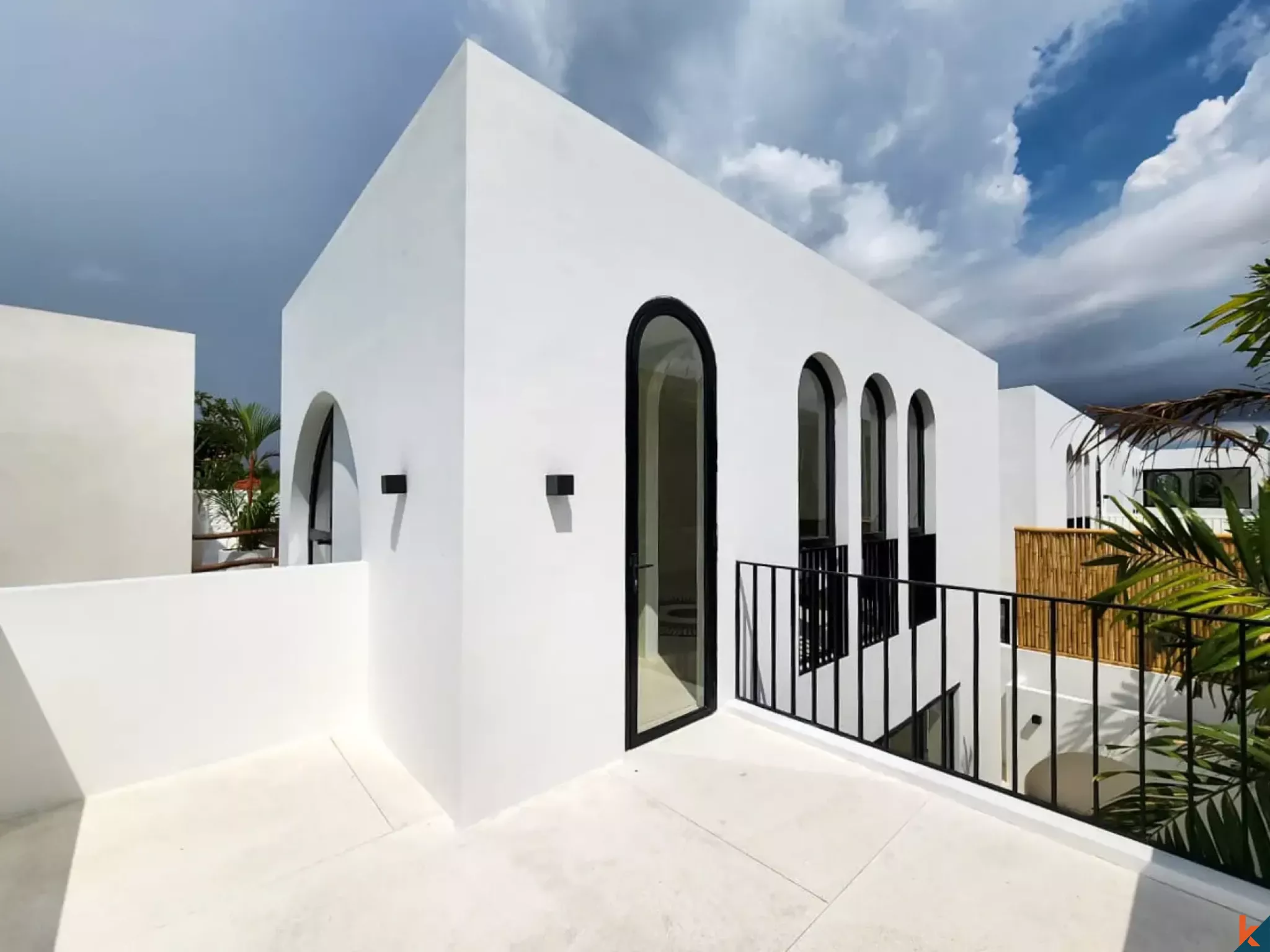 Vila sewa satu kamar tidur modern dan mediterania di Canggu