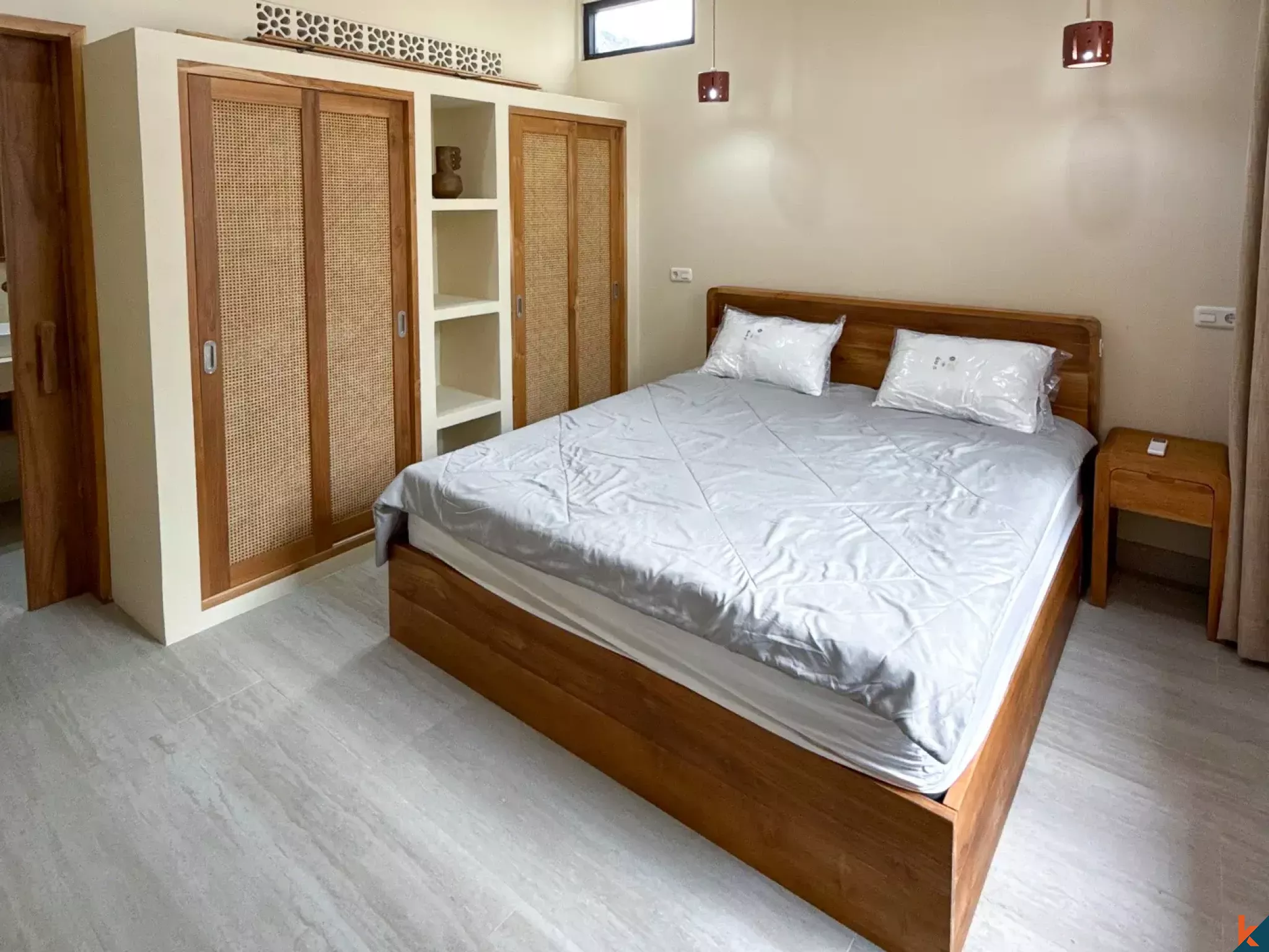 Modern Cozy Two Bedroom Villa for Lease in Kerobokan