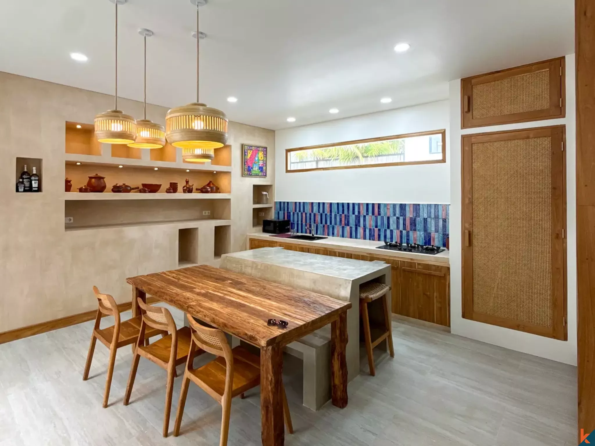 Modern Cozy Two Bedroom Villa for Lease in Kerobokan