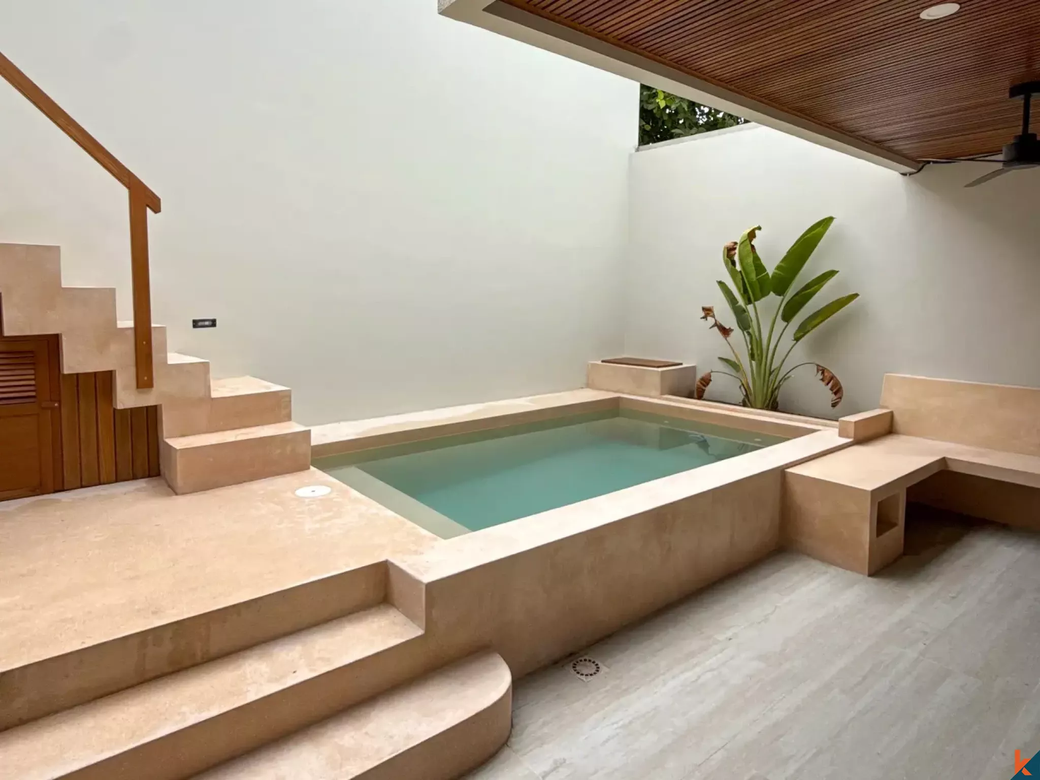 Modern Cozy Two Bedroom Villa for Lease in Kerobokan