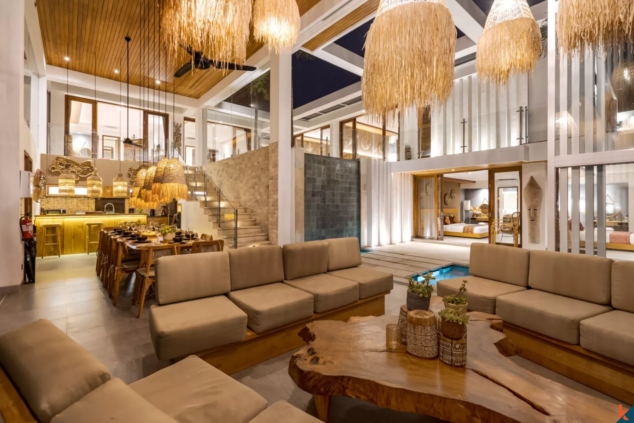 Amazing six bedroom leasehold real estate with high ROI and beautiful jungle views in Ubud