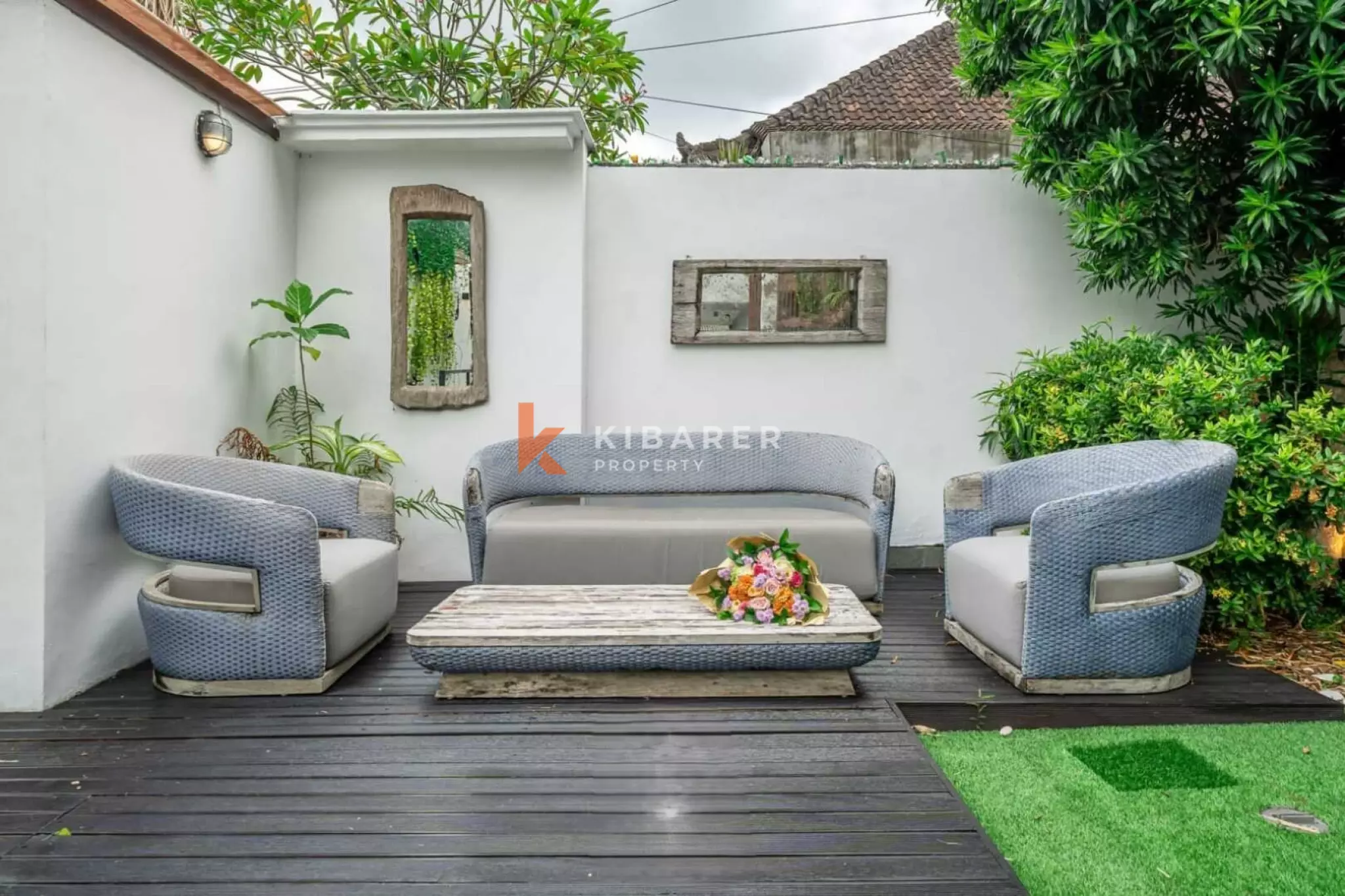 Tetap Bugar dan Bersantai - Vila Tiga Kamar Tidur di Canggu dengan Gym dan Area Santai Atap