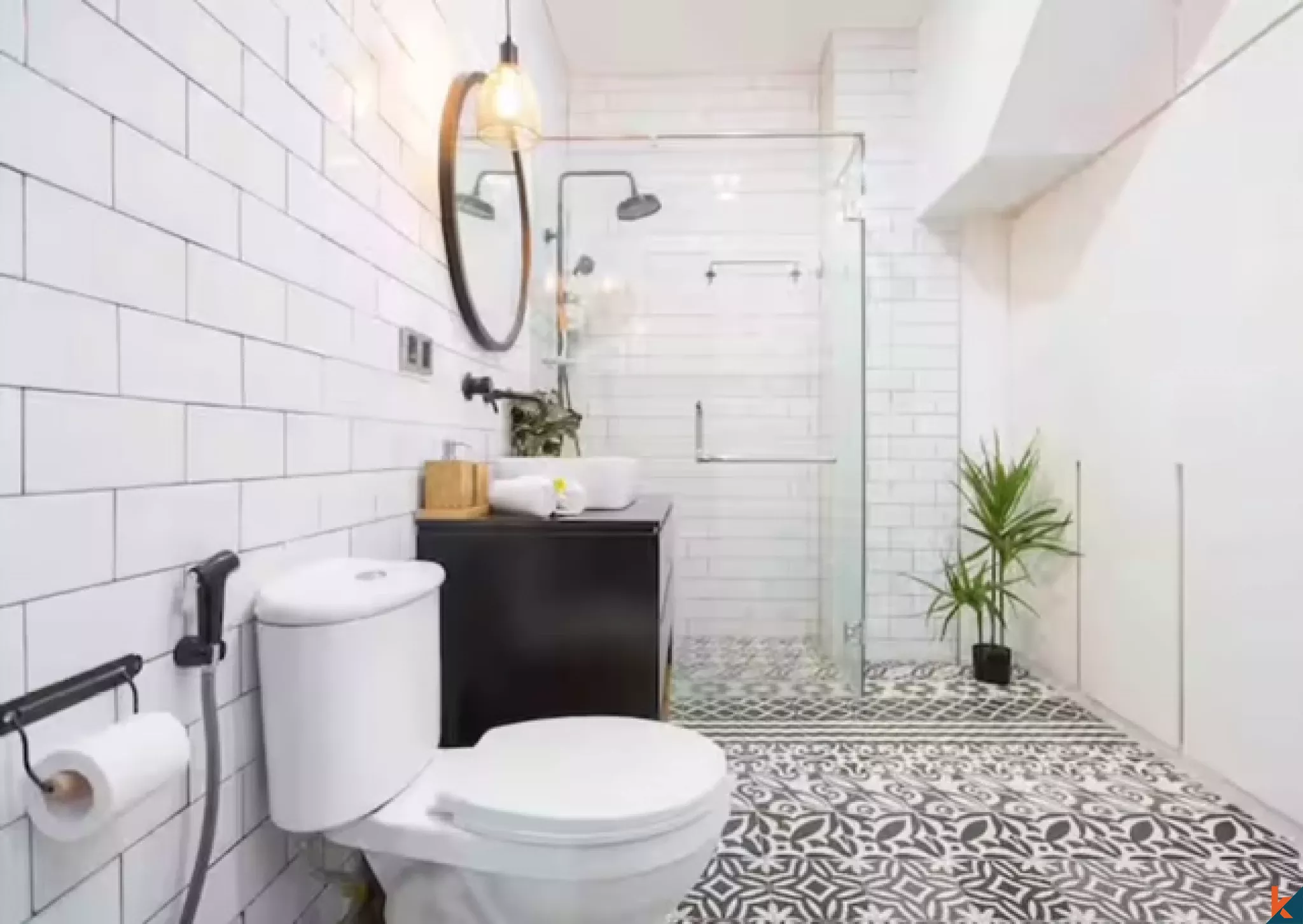 Villa compacte de trois chambres à vendre en pleine propriété dans le quartier résidentiel de Jimbaran