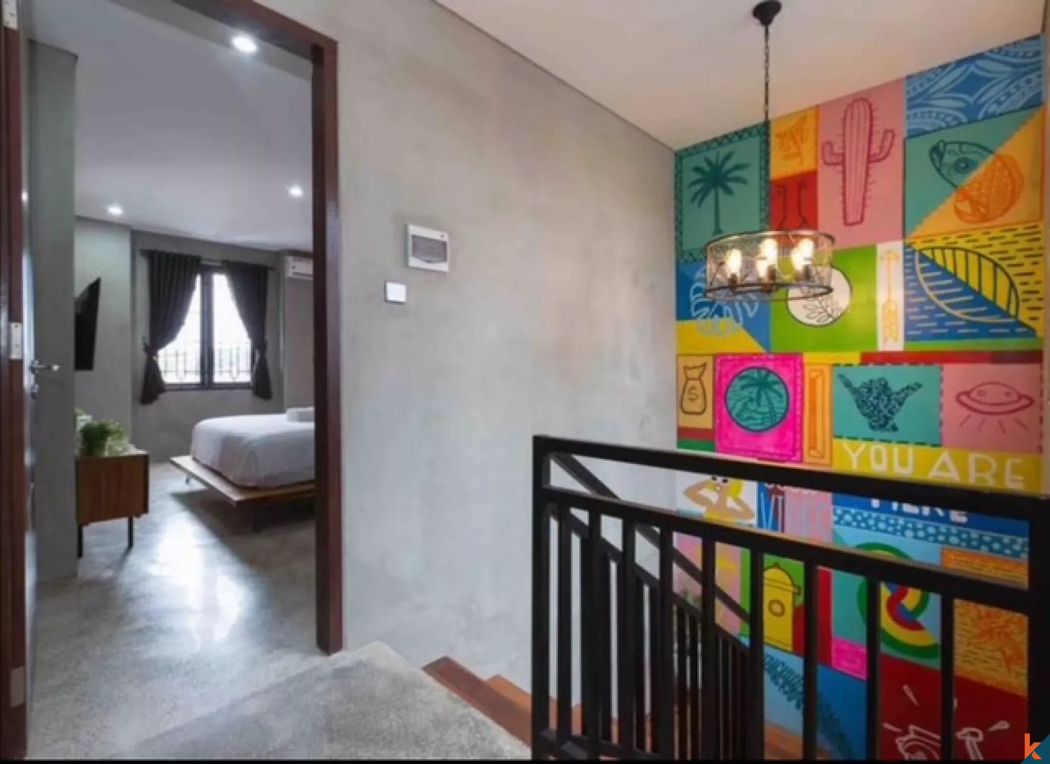 Villa compacte de trois chambres à vendre en pleine propriété dans le quartier résidentiel de Jimbaran