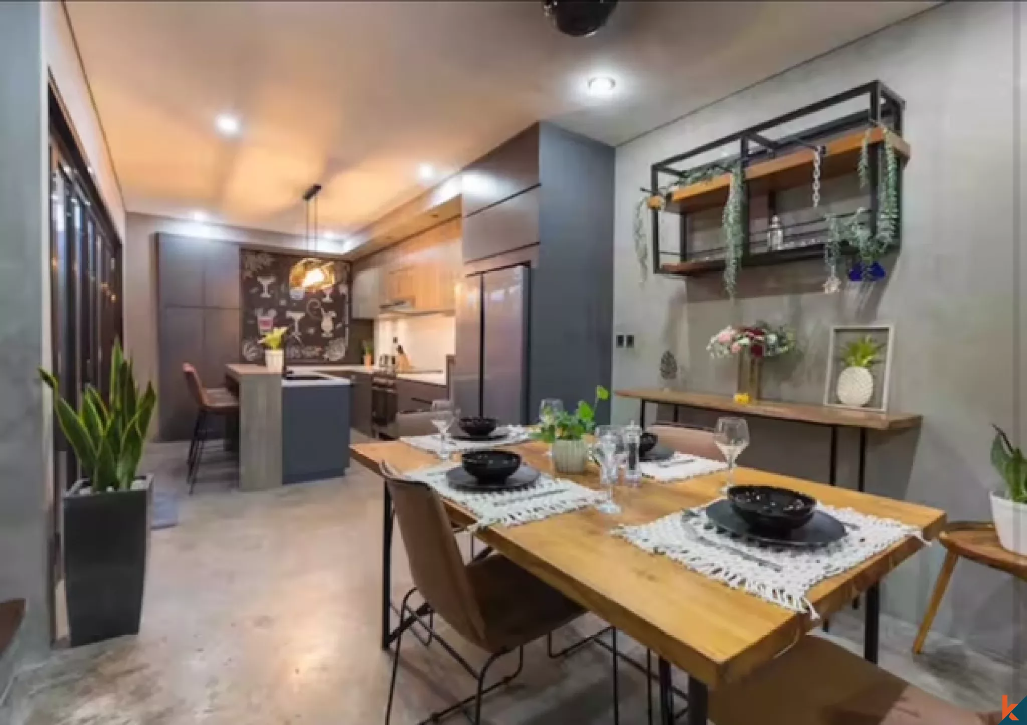 Villa compacte de trois chambres à vendre en pleine propriété dans le quartier résidentiel de Jimbaran