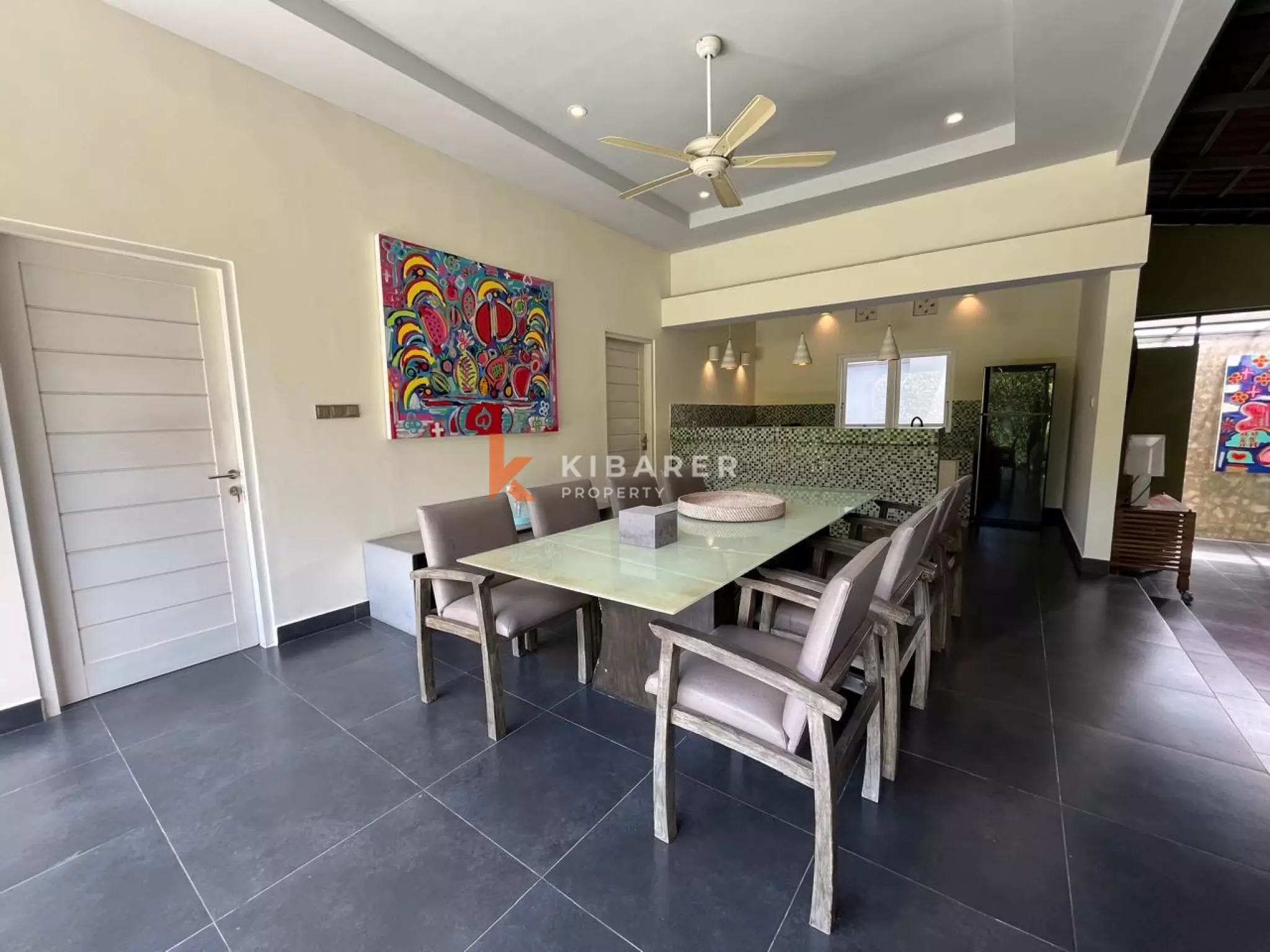 Peaceful Well Design Two Bedroom Villa Near to French School in Serene of Center Umalas