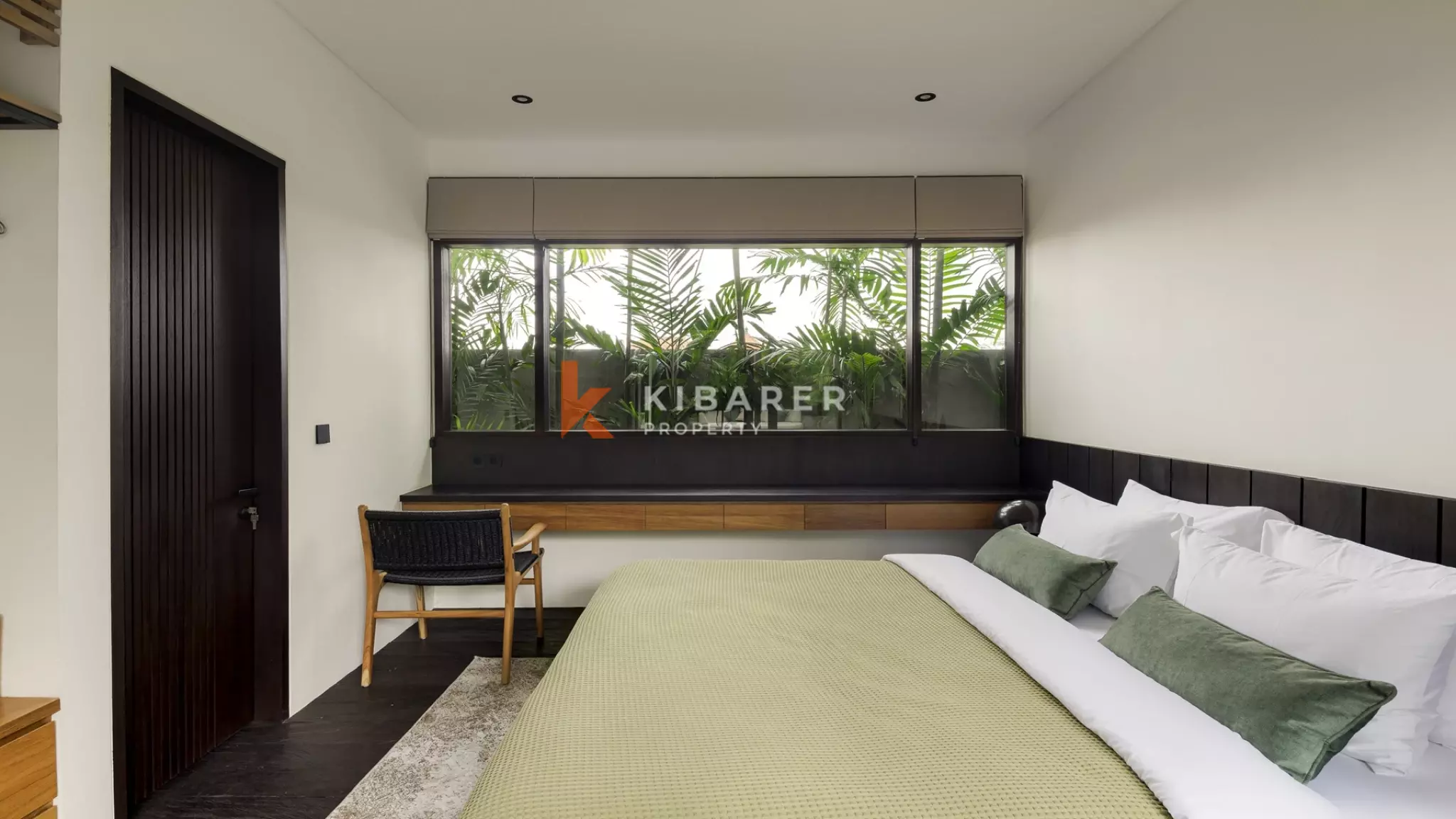 Vila Tiga Kamar Tidur Modern Elegan untuk Hunian Pribadi di Cemagi